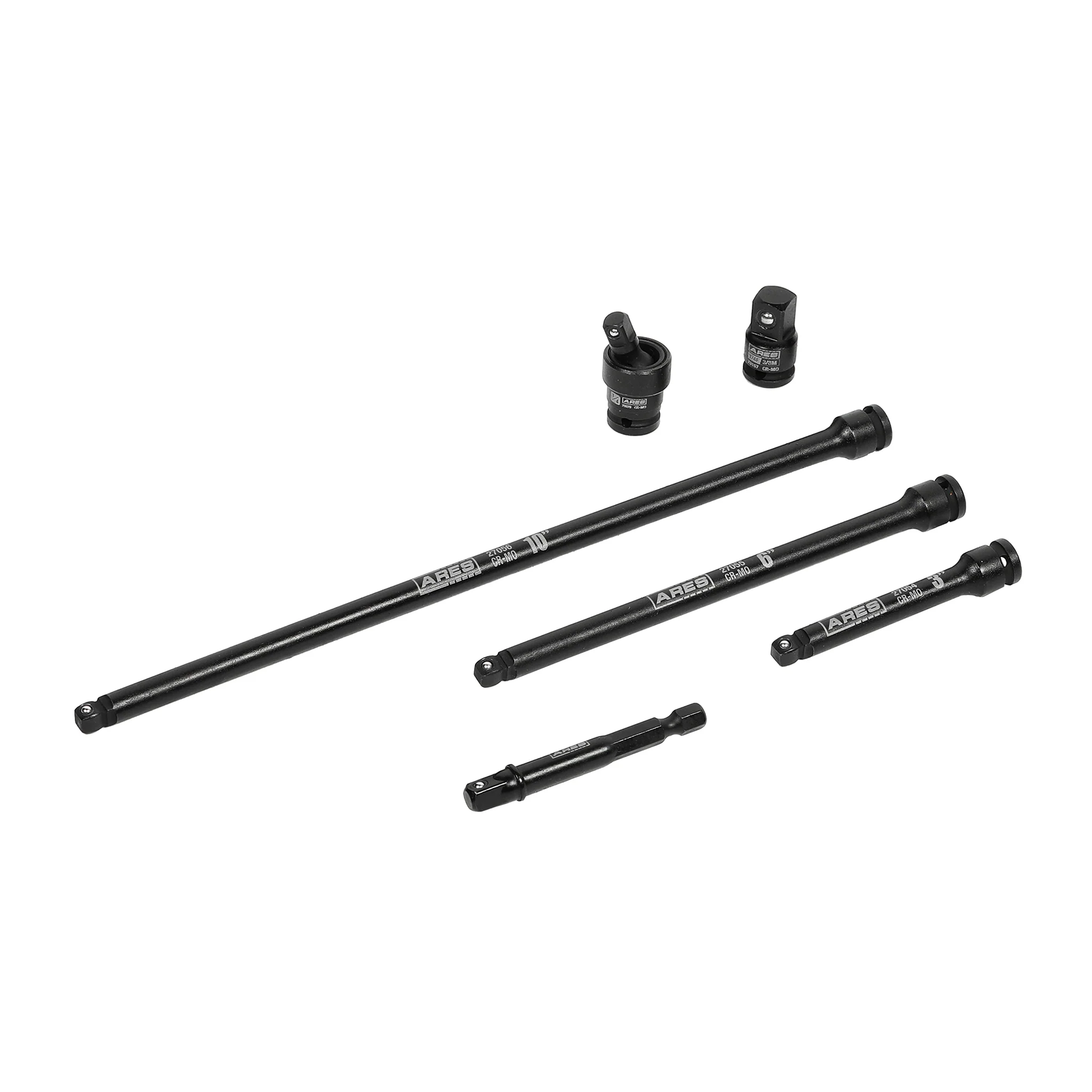 ARES 27075 - 6-Piece 1/4-Inch Drive Impact Socket Accessories Set - Image 3