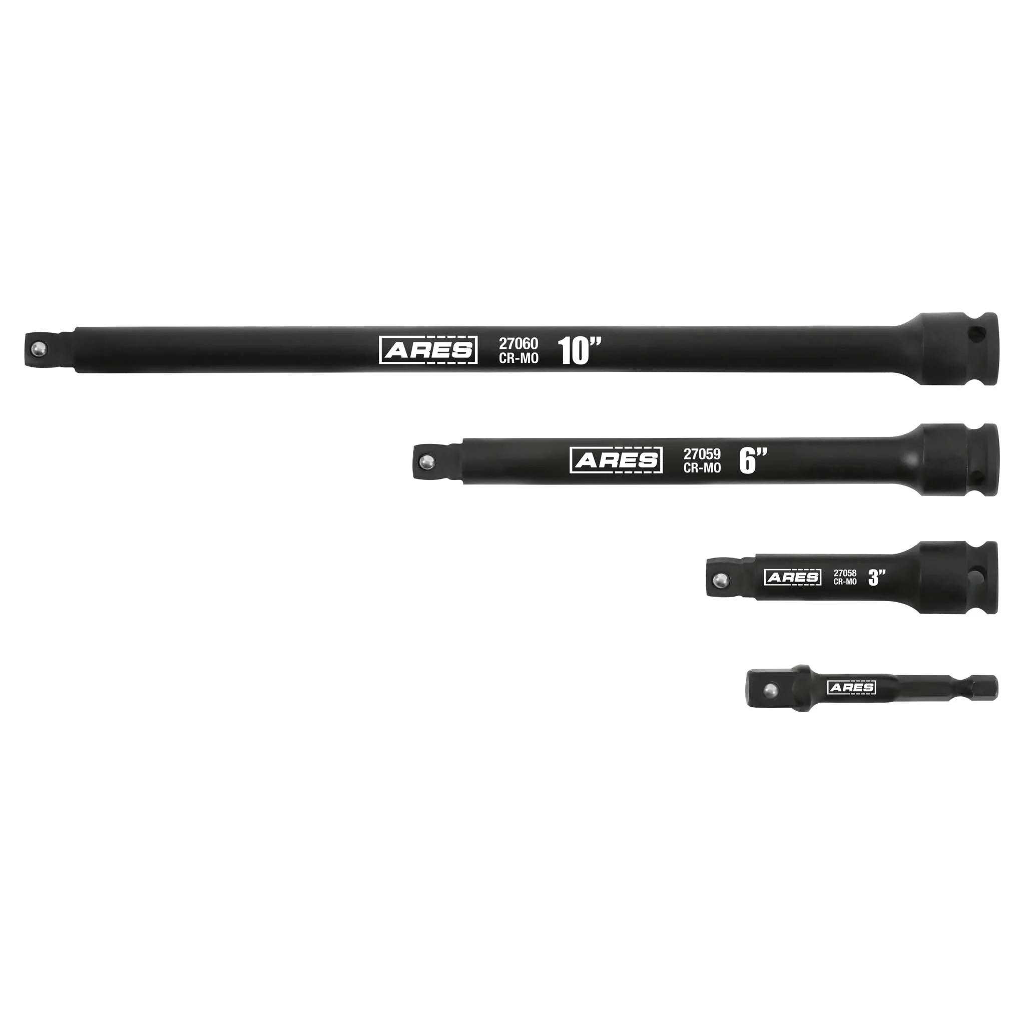 ARES 27074 - 6-Piece 3/8-Inch Drive Impact Socket Accessories Set - Image 4