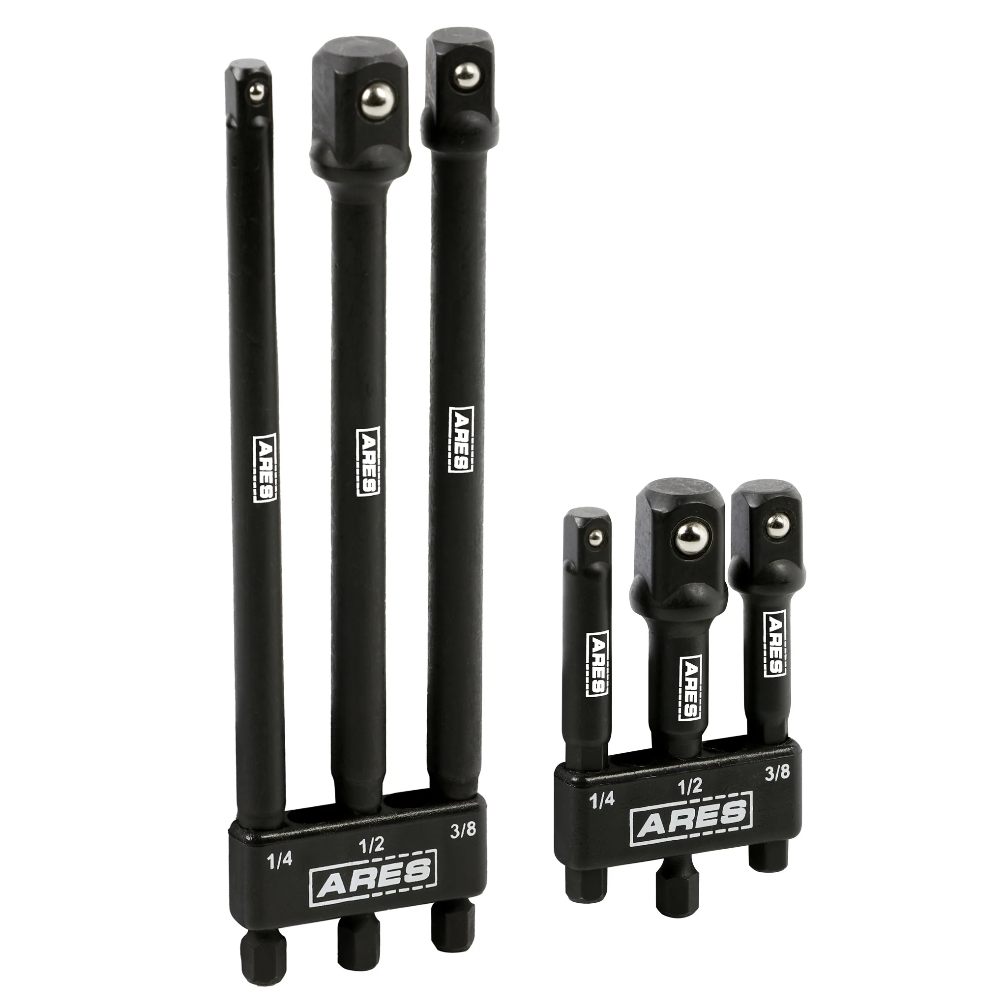 ARES 22025 - 6-Piece 3-Inch and 6-Inch Impact Grade Socket Adapter Set - Image 3