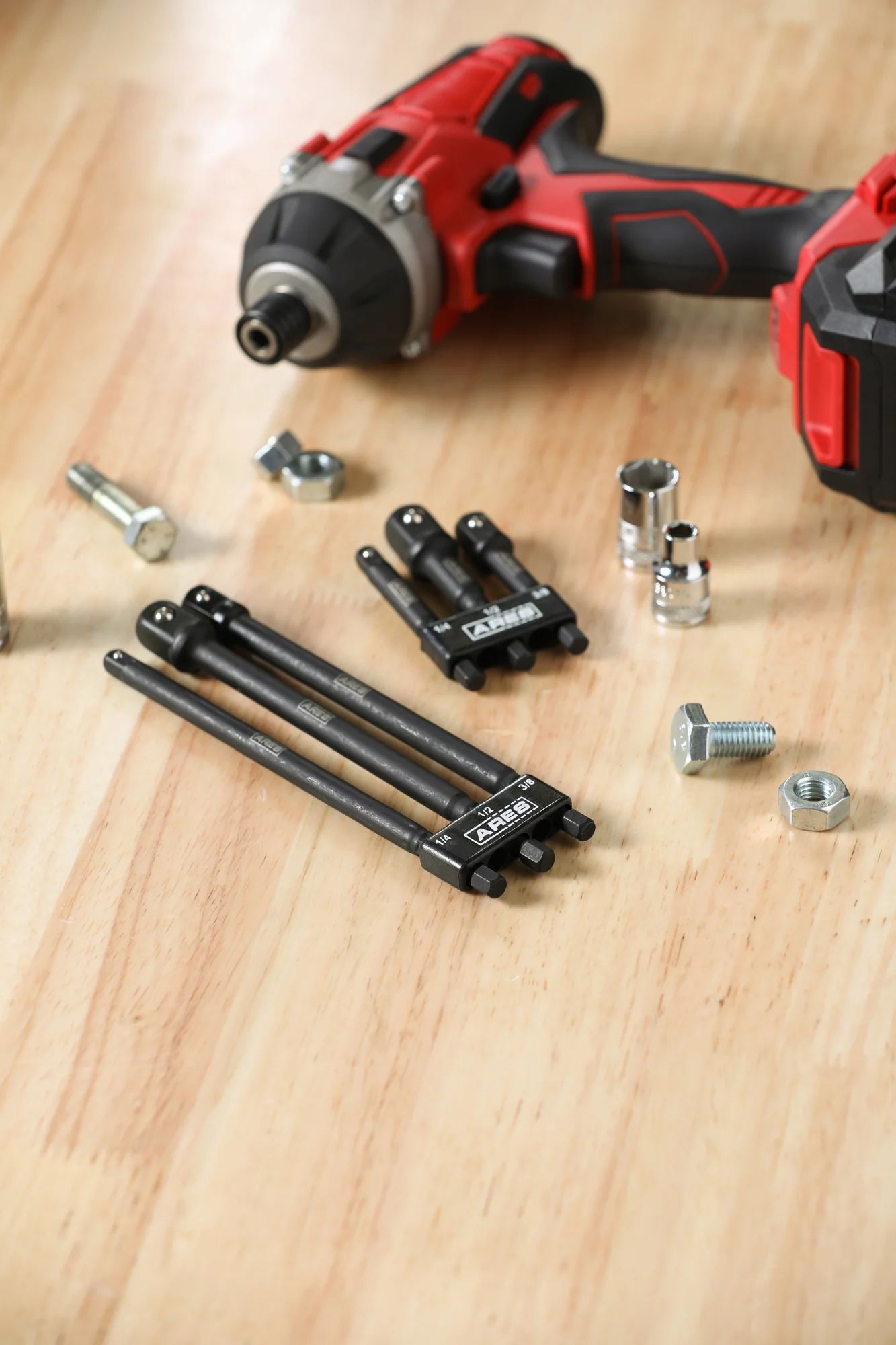 ARES 22025 - 6-Piece 3-Inch and 6-Inch Impact Grade Socket Adapter Set - Image 7