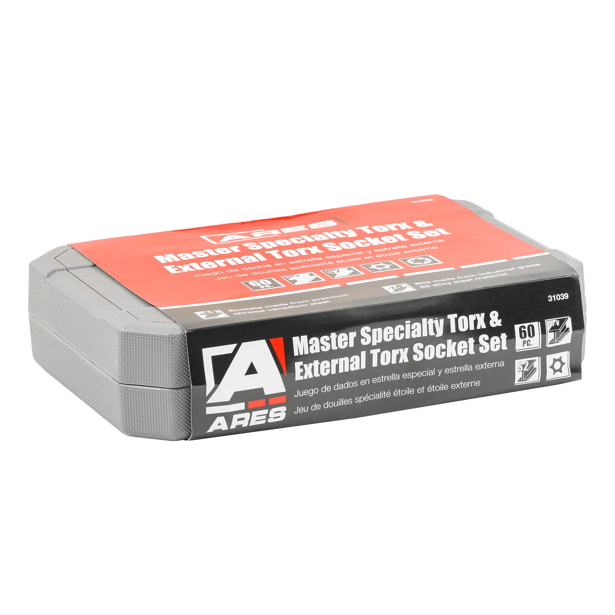 ARES 31039 - 60-Piece Master Specialty Torx and External Torx Socket Set - Image 6