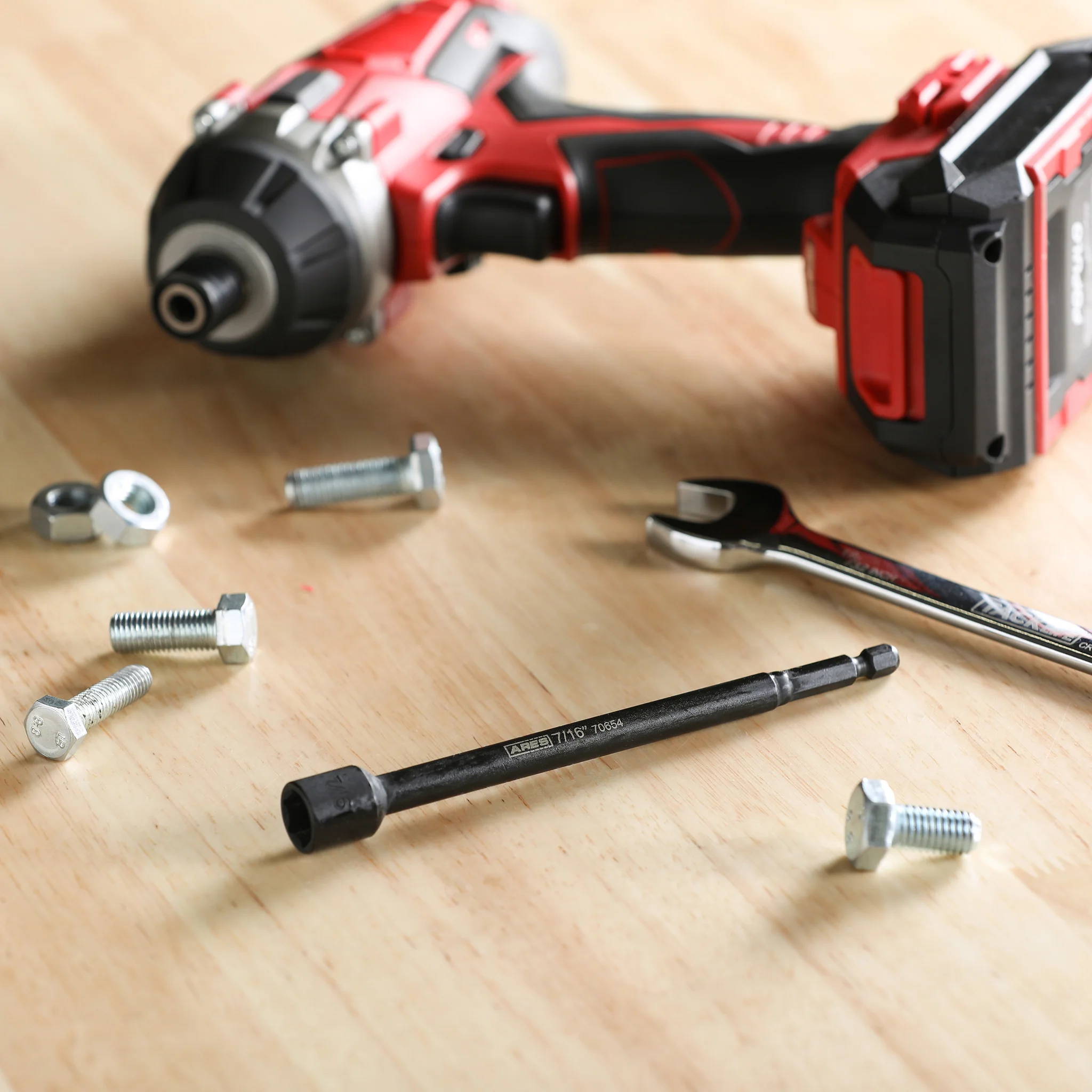 ARES 70654 - 7/16" Magnetic Impact Nut Driver - Image 4