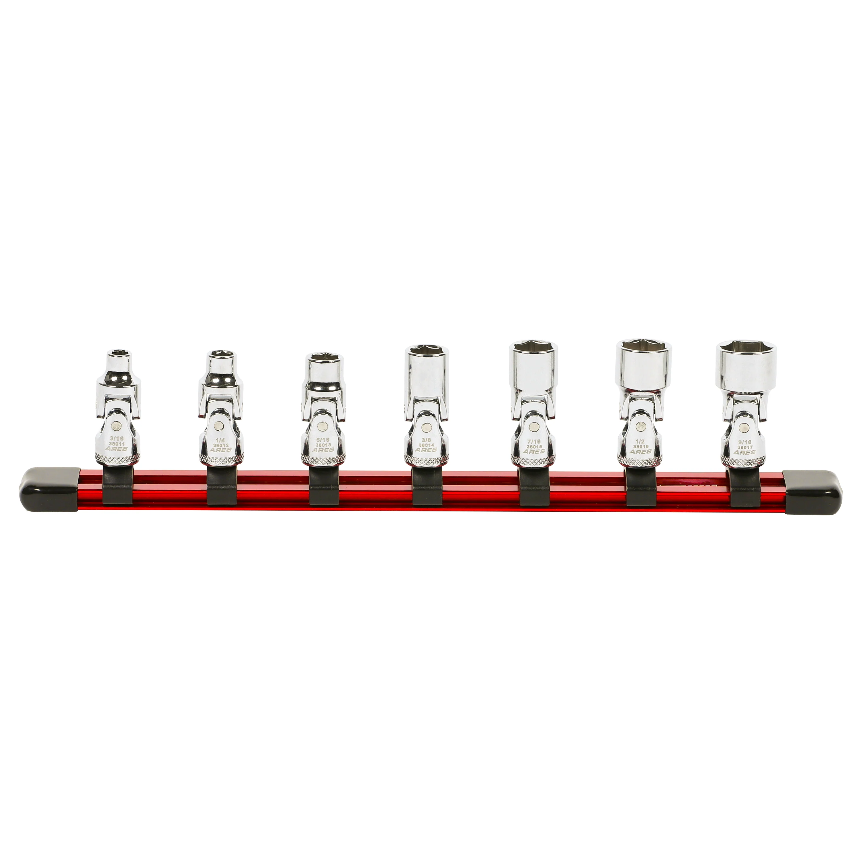ARES 39014 - 7-Piece 1/4-Inch Drive SAE Universal Flex Socket Set - Image 7