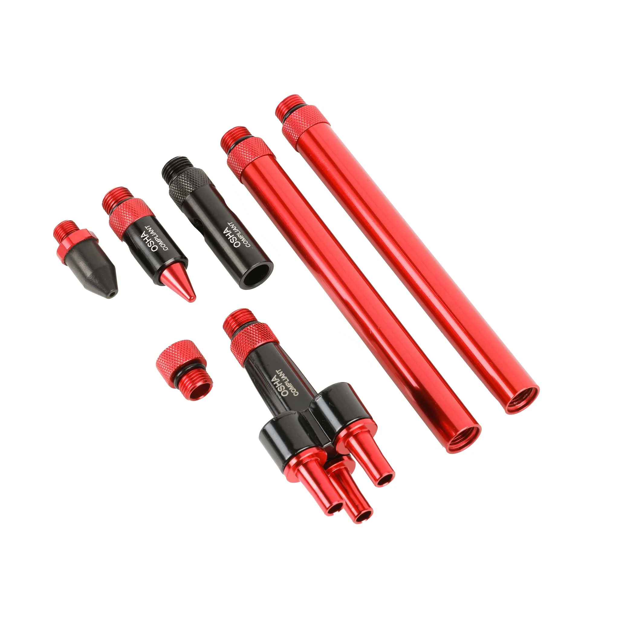ARES 17007 – 7-Piece High Flow Air Blow Gun Nozzle and Extension Accessory Set - Image 6