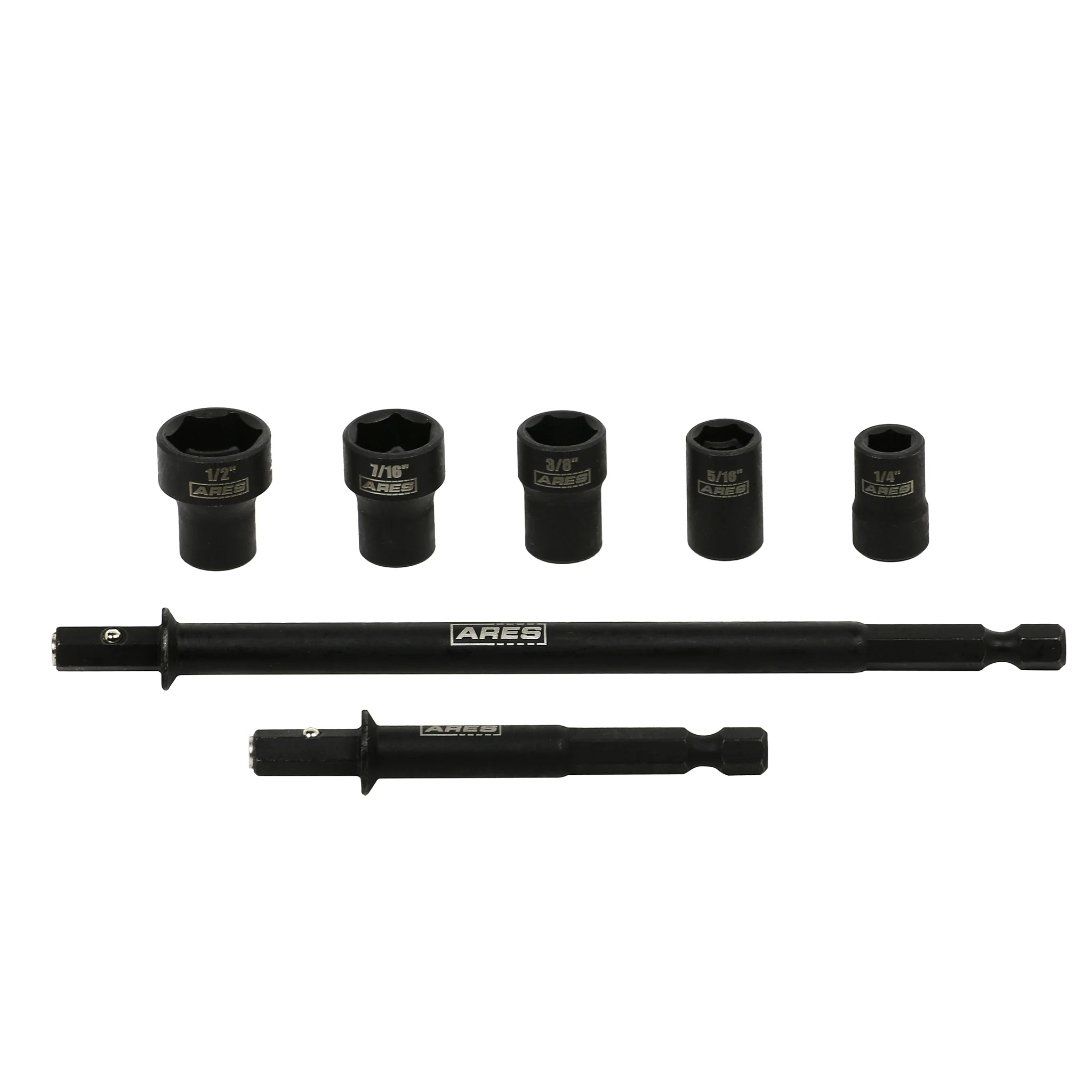 ARES 27086 – 7-Piece Master SAE Detachable Cleanable Nut Driver Set - Image 4