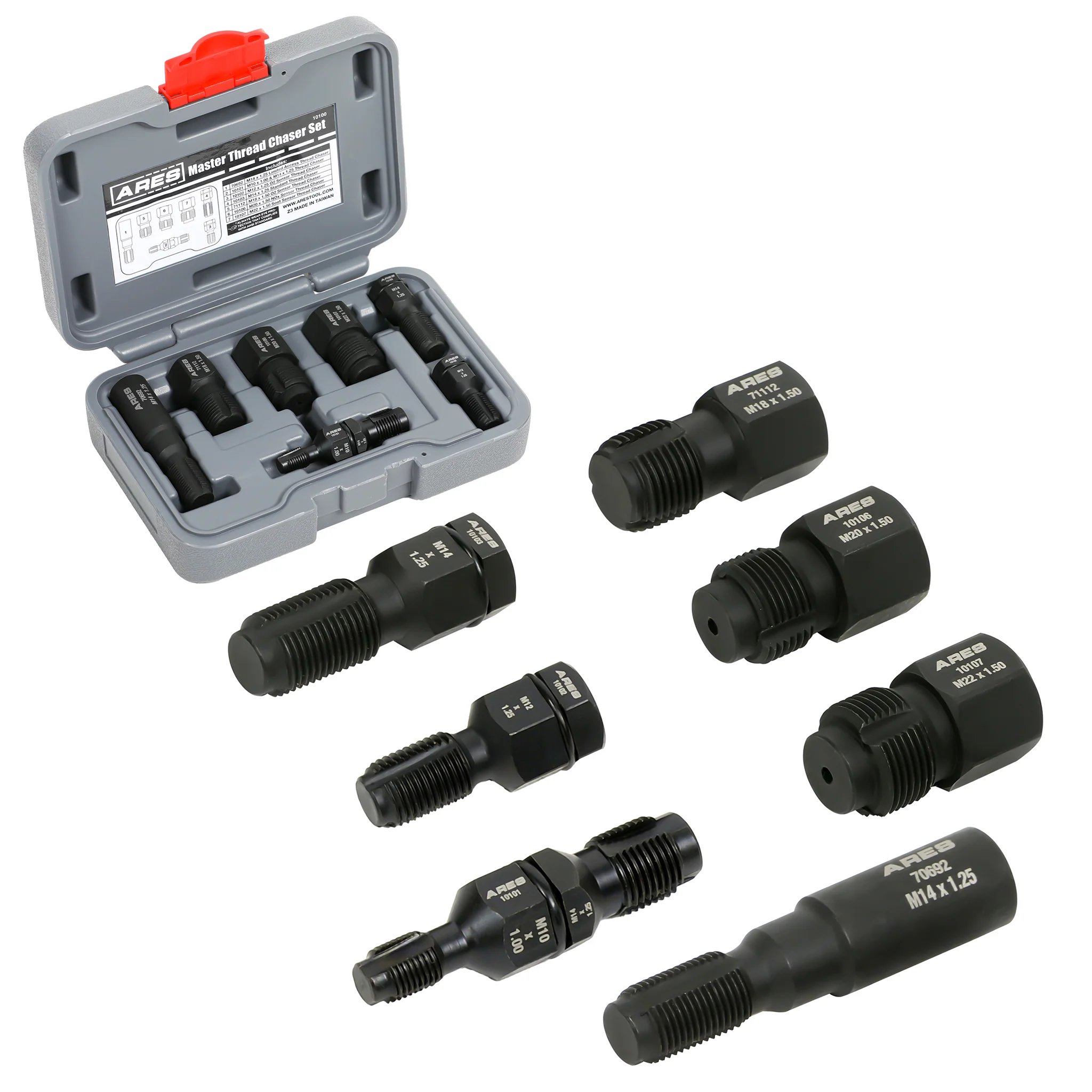 ARES 10100 - 7-Piece Master Thread Chaser Set - Image 4