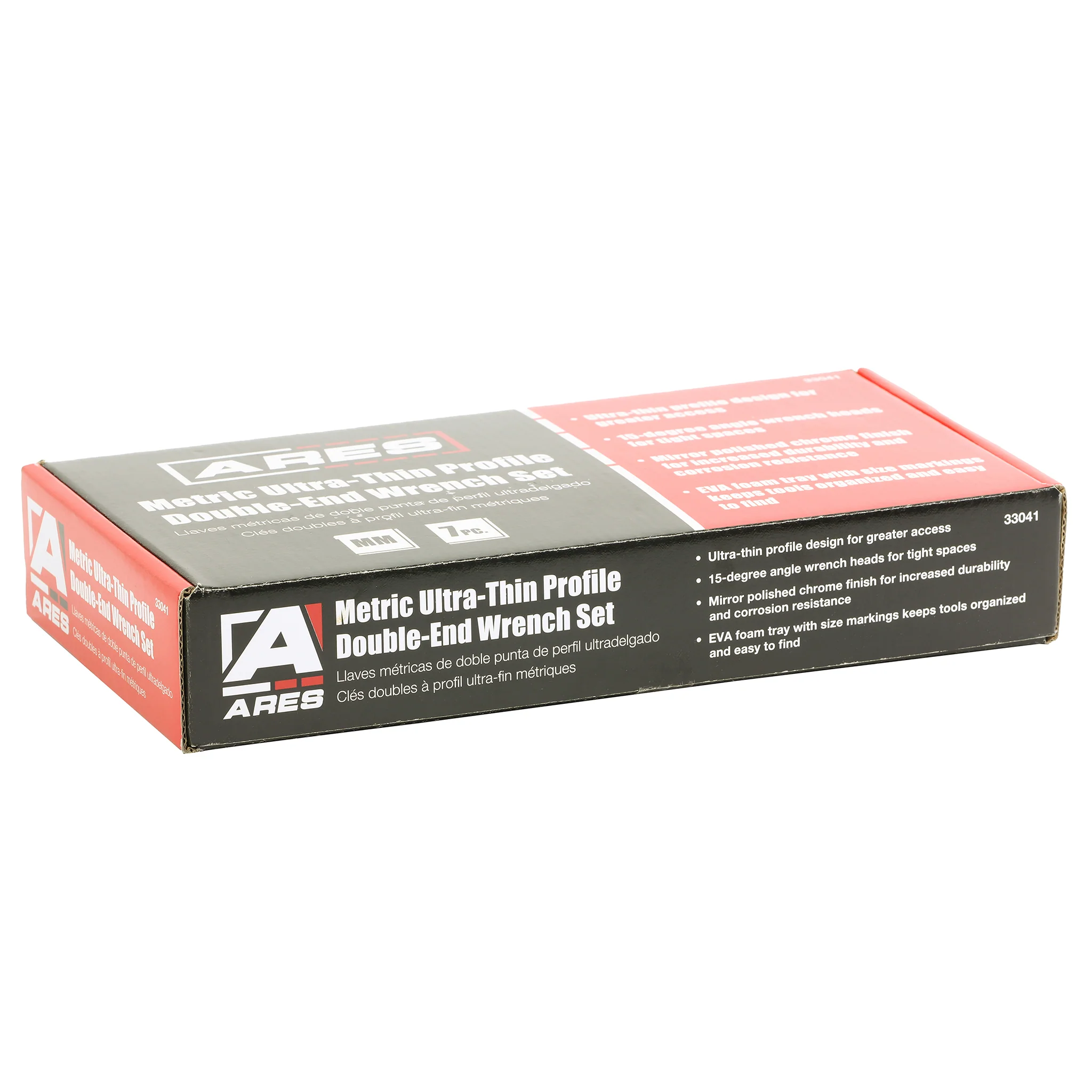 ARES 33041 - 7-Piece Metric Ultra-Thin Profile Double Open-End Wrench Set - Image 11
