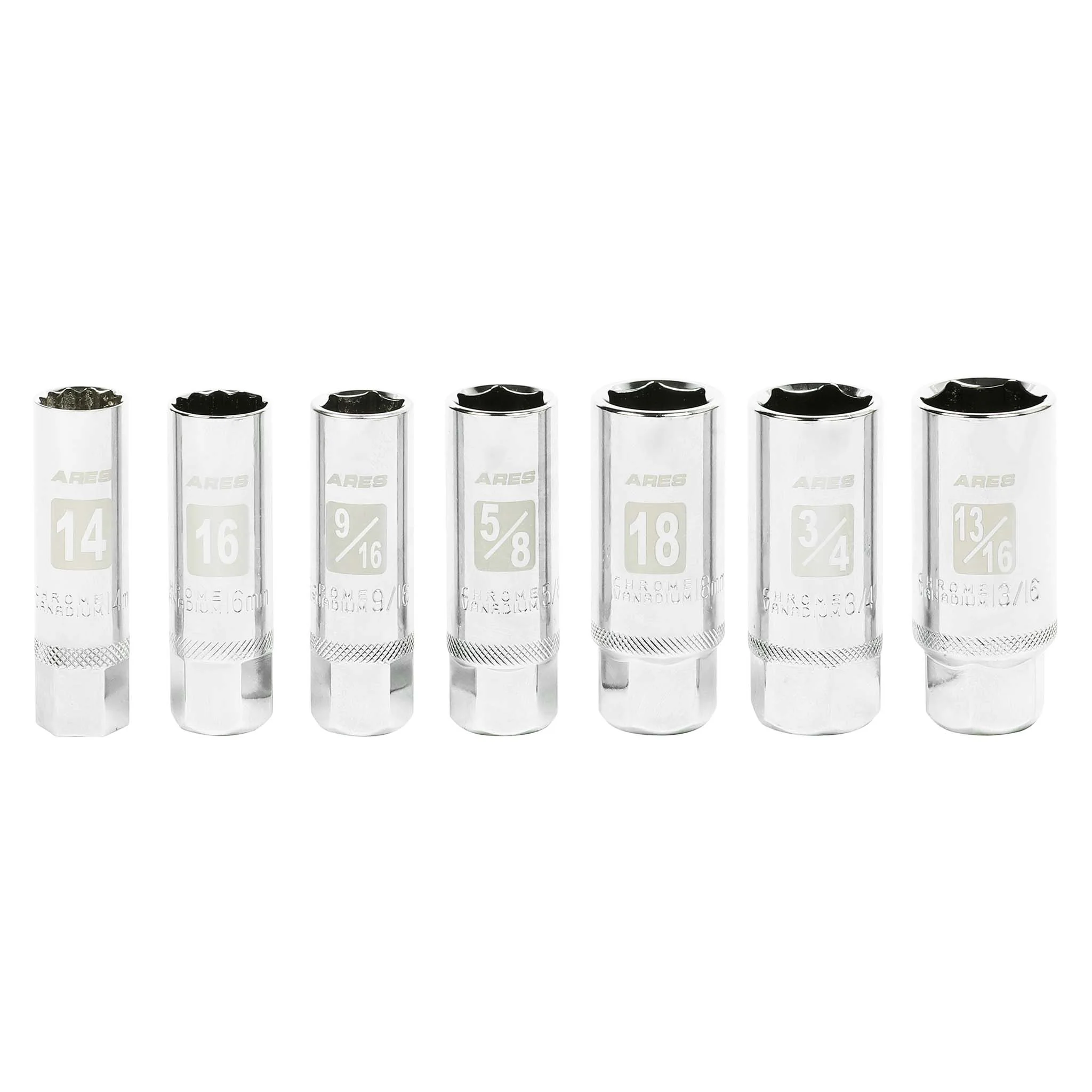 ARES 11070 - 7-Piece Non-Magnetic Spark Plug Socket Set - Image 4