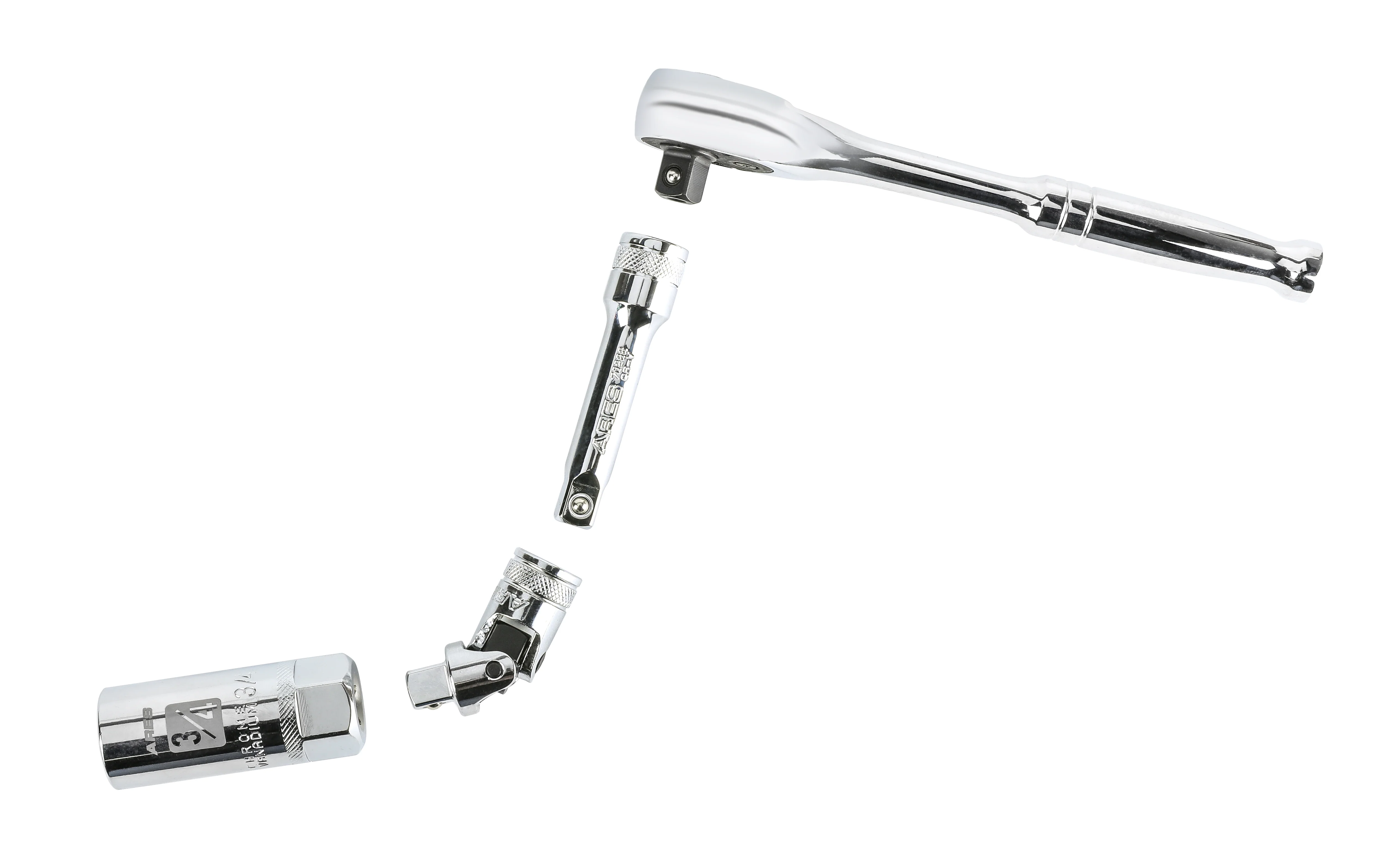 ARES 36003 - 7-Piece U-Joint and Adapter/Reducer Set - Image 3