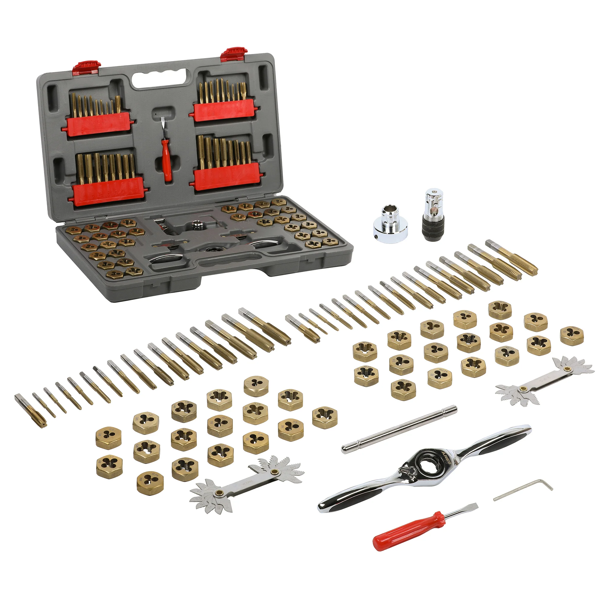 ARES 10079 - 76-Piece Master Ratcheting Tap and Die Set - Image 6
