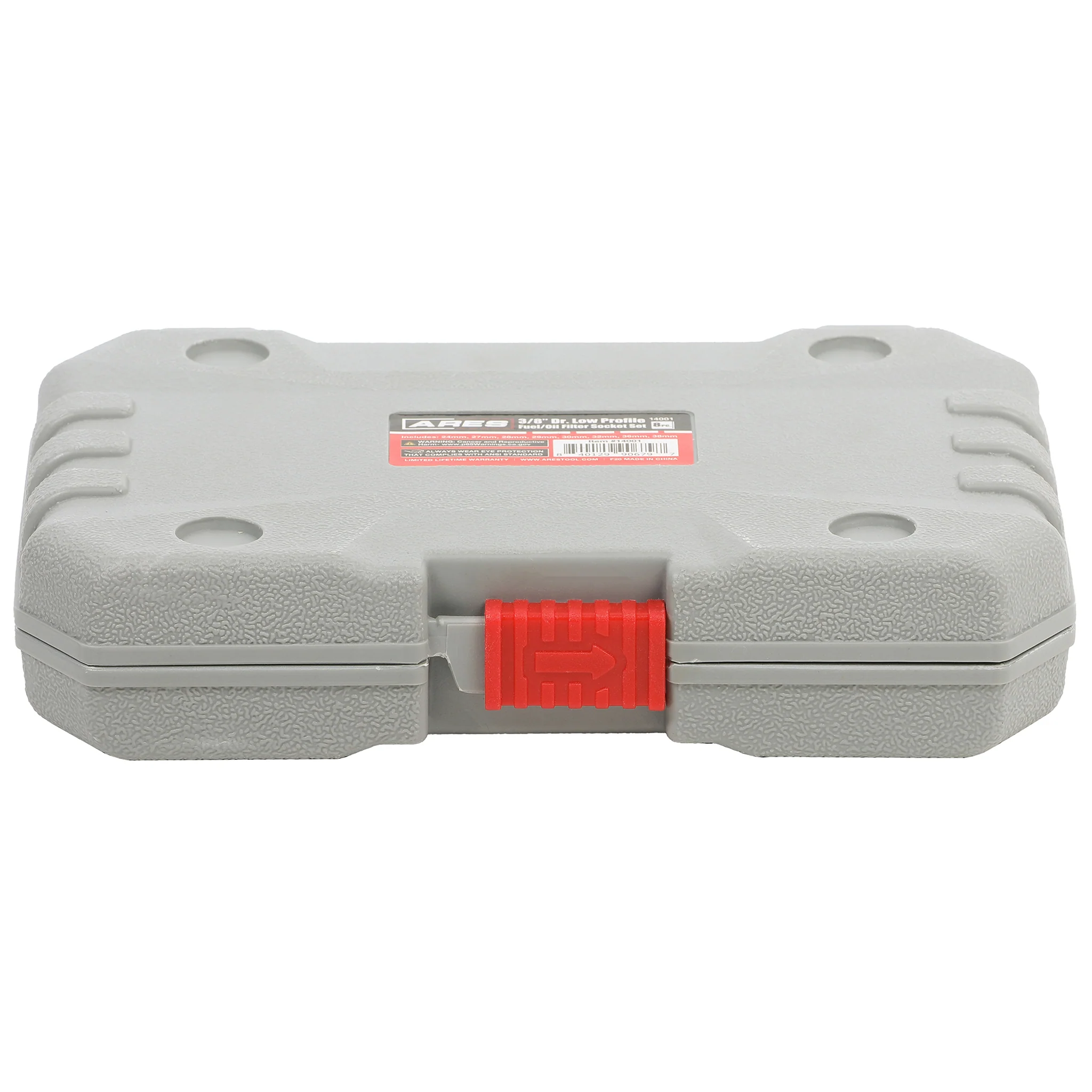 ARES 14001 - 8-Piece 3/8-Inch Drive Low Profile Fuel and Oil Filter Socket Set - Image 10