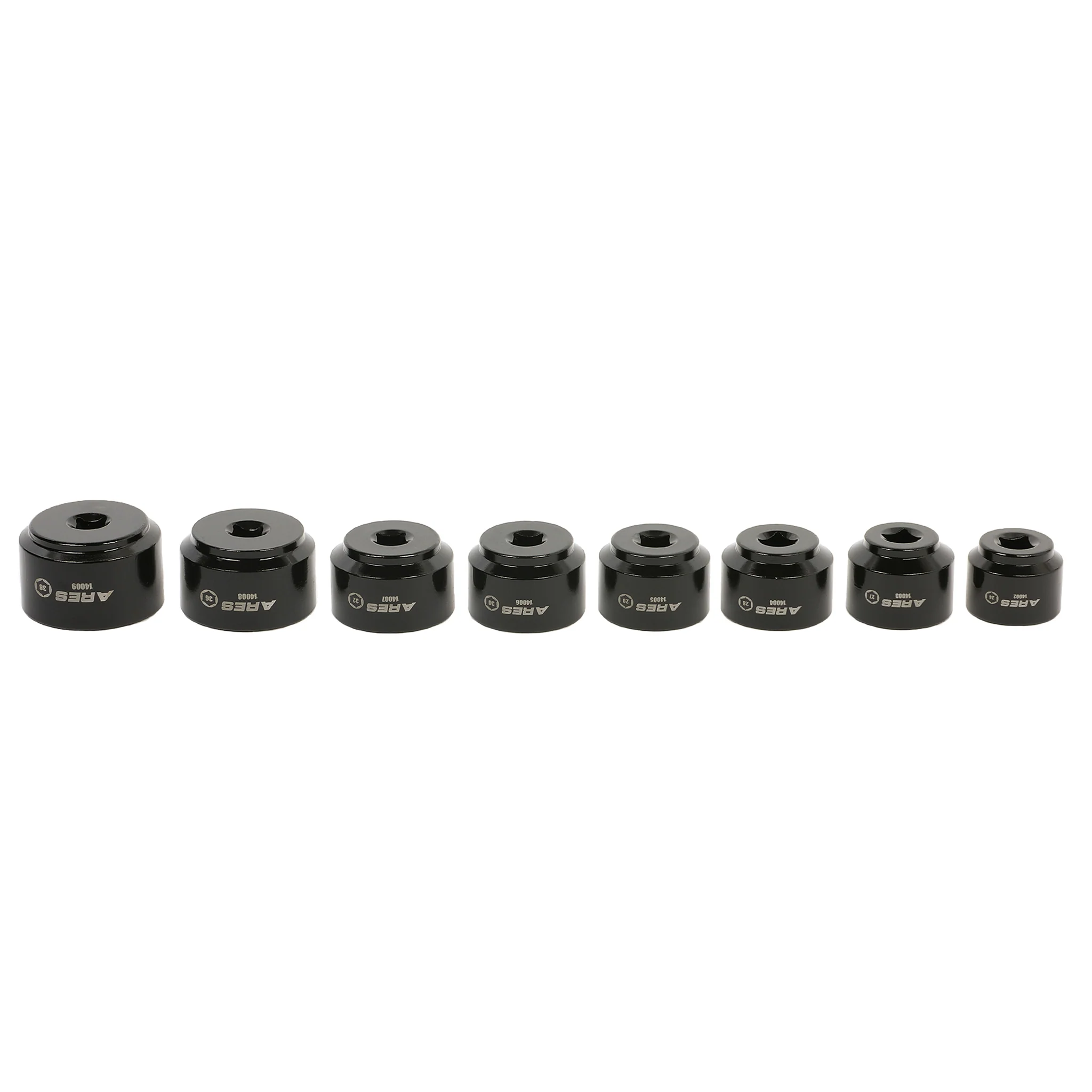 ARES 14001 - 8-Piece 3/8-Inch Drive Low Profile Fuel and Oil Filter Socket Set - Image 8