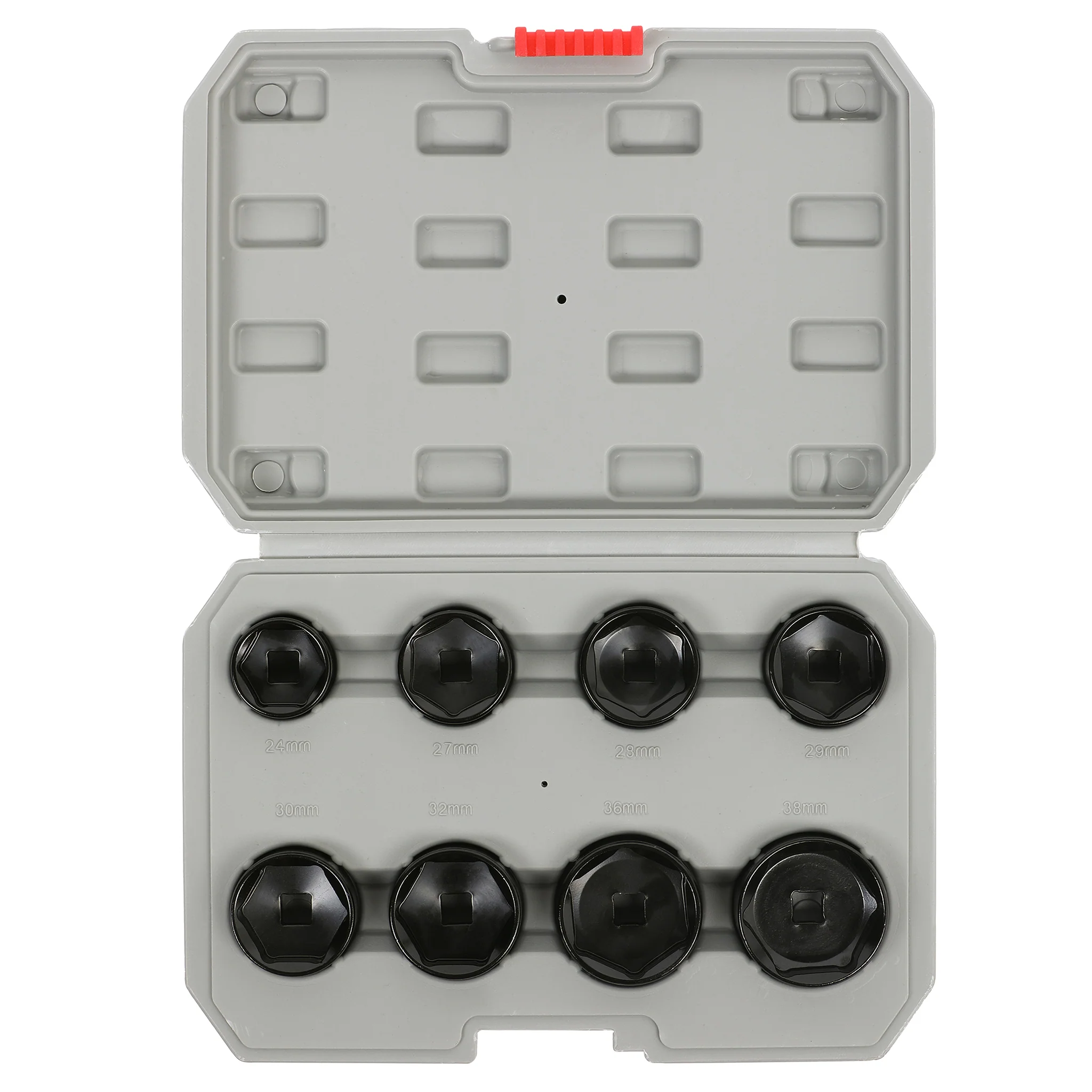 ARES 14001 - 8-Piece 3/8-Inch Drive Low Profile Fuel and Oil Filter Socket Set - Image 9