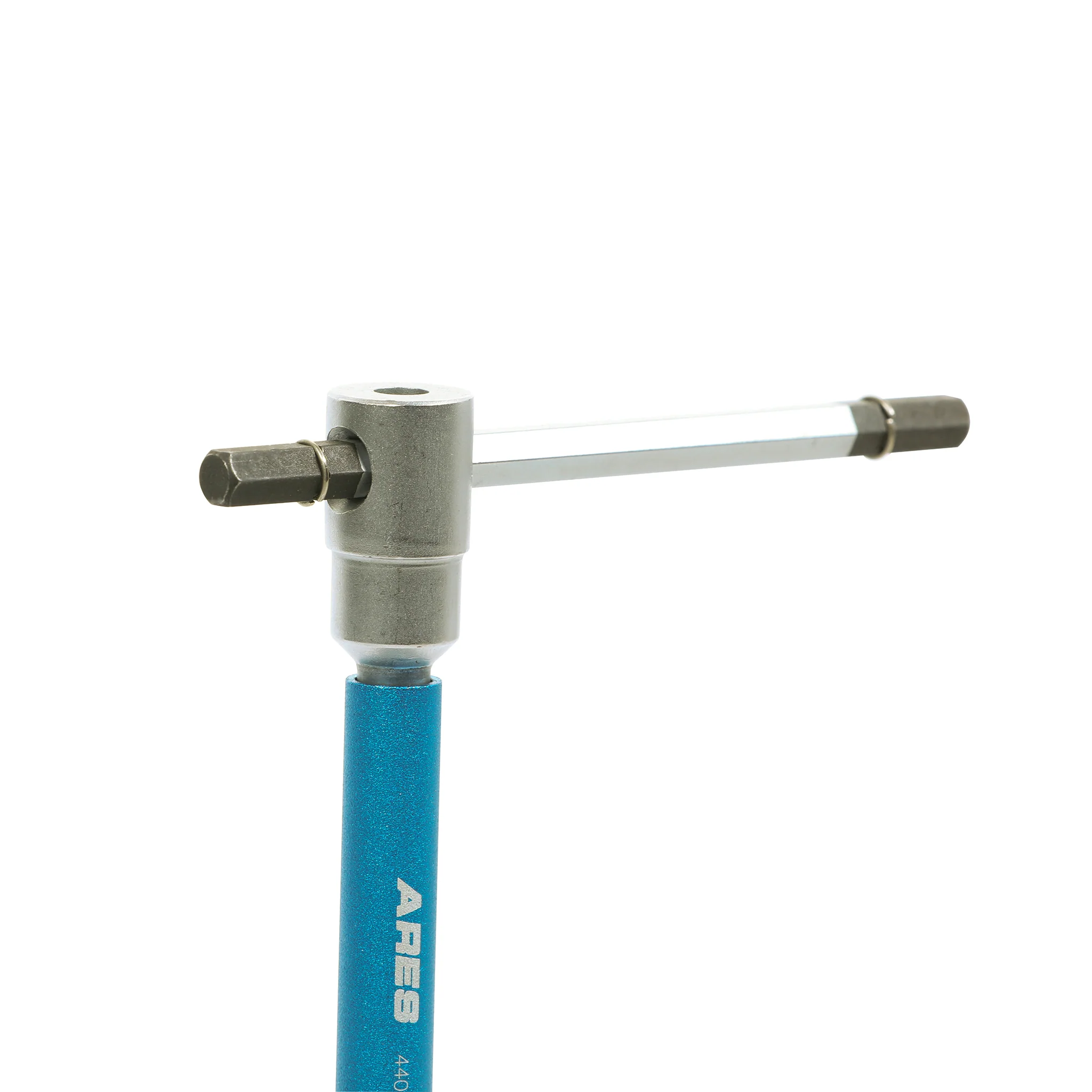 ARES 44001 - 8-Piece Metric 3-Way T-Handle Spinner Hex Allen Key Wrench Set - Image 5