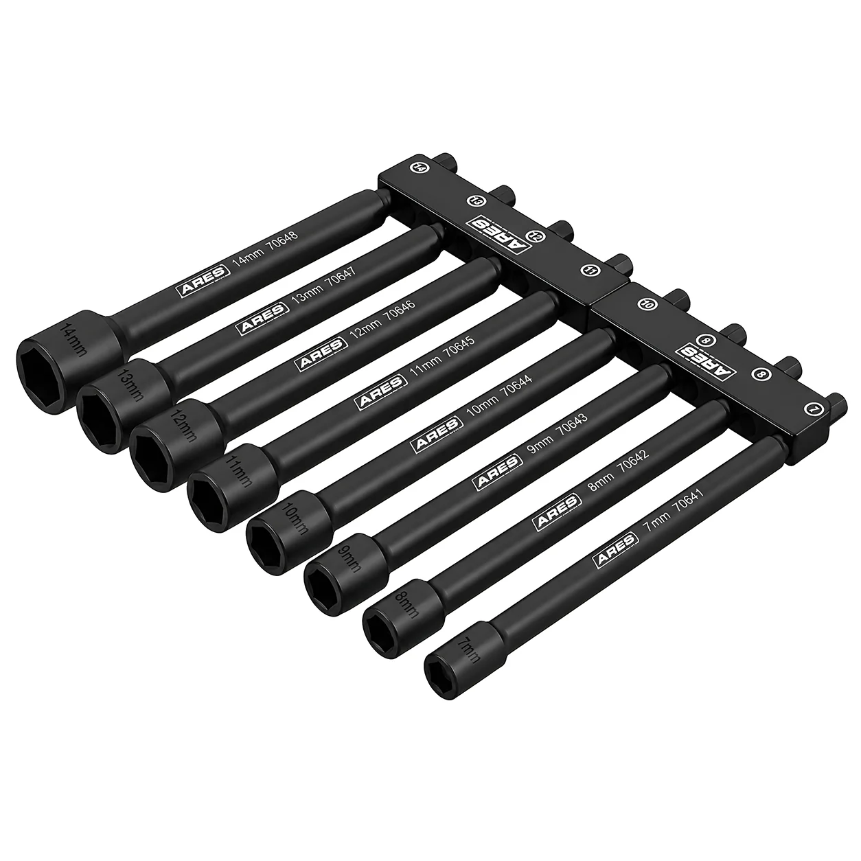ARES 70640 - 8-Piece Metric Magnetic Impact Nut Driver Set - Image 3