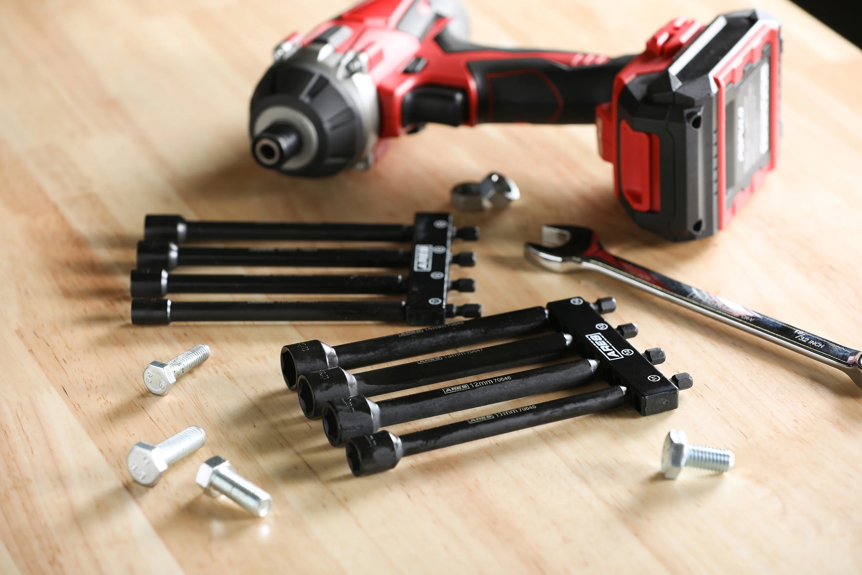 ARES 70640 - 8-Piece Metric Magnetic Impact Nut Driver Set - Image 6