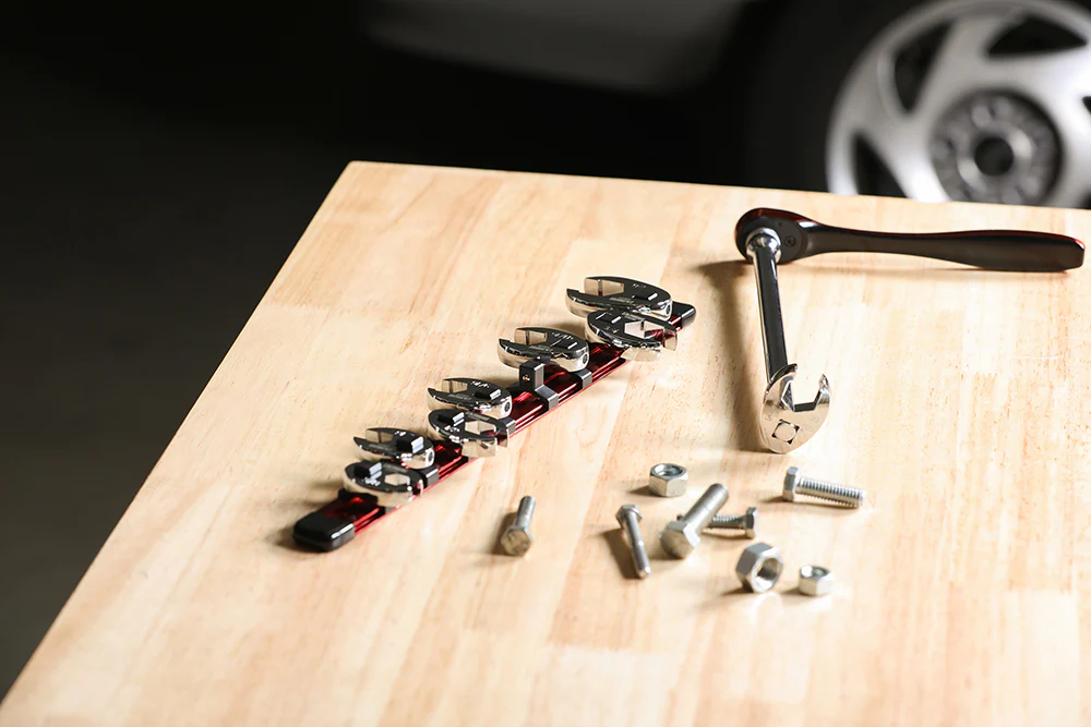 ARES 33011 - 8-Piece SAE Flare Nut Crowfoot Wrench Set - Image 3