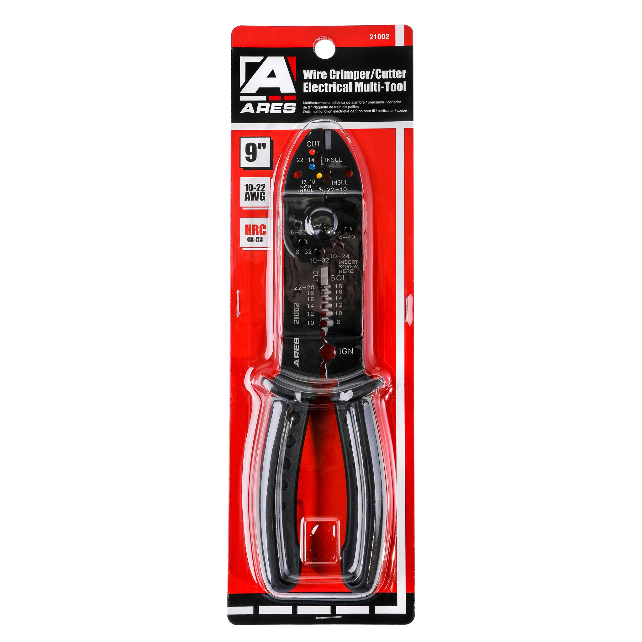 ARES 21002 - 9-inch Wire Crimper and Cutter Electrical Multi-Tool - Image 6