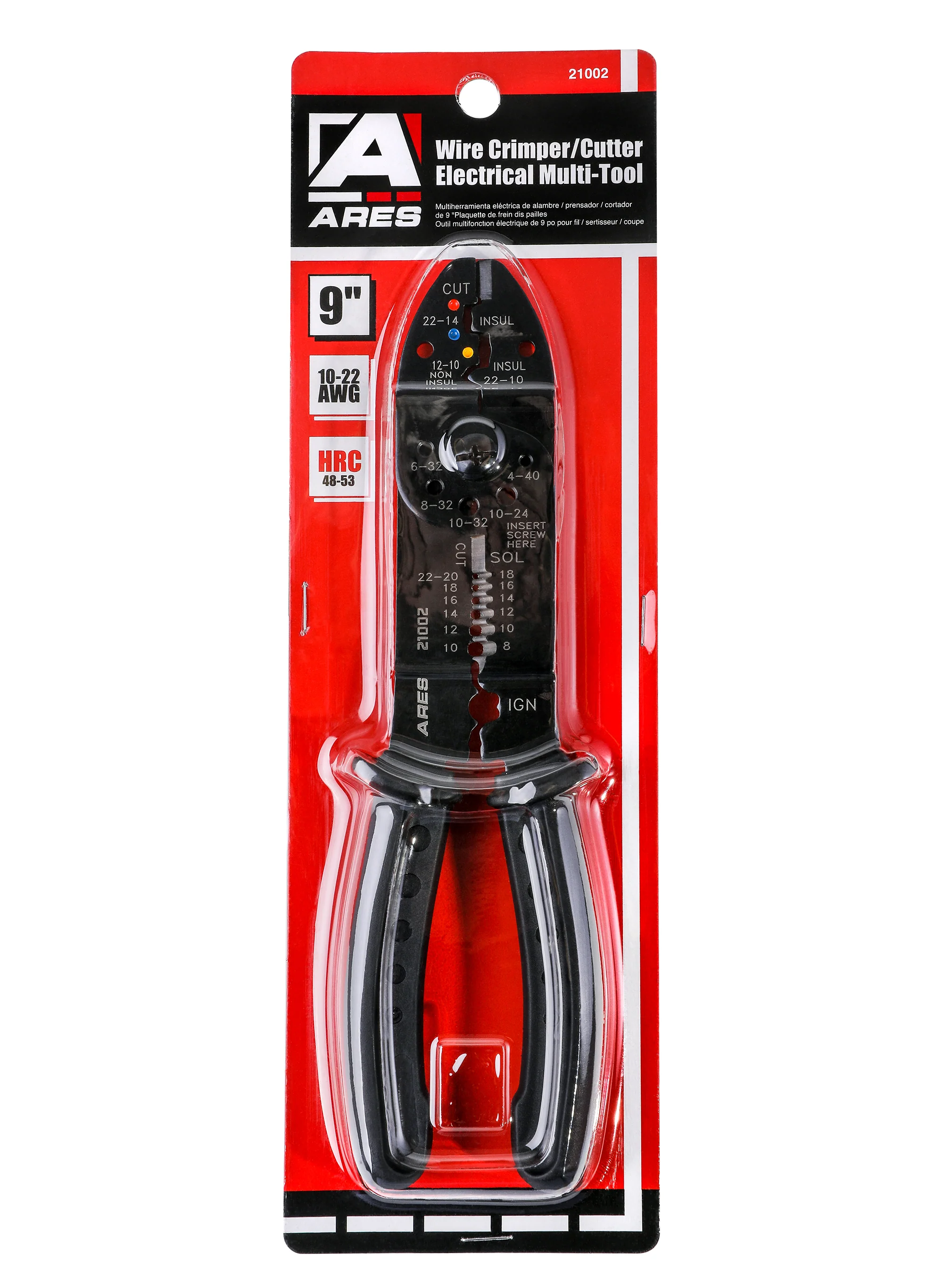 ARES 21002 - 9-inch Wire Crimper and Cutter Electrical Multi-Tool - Image 7