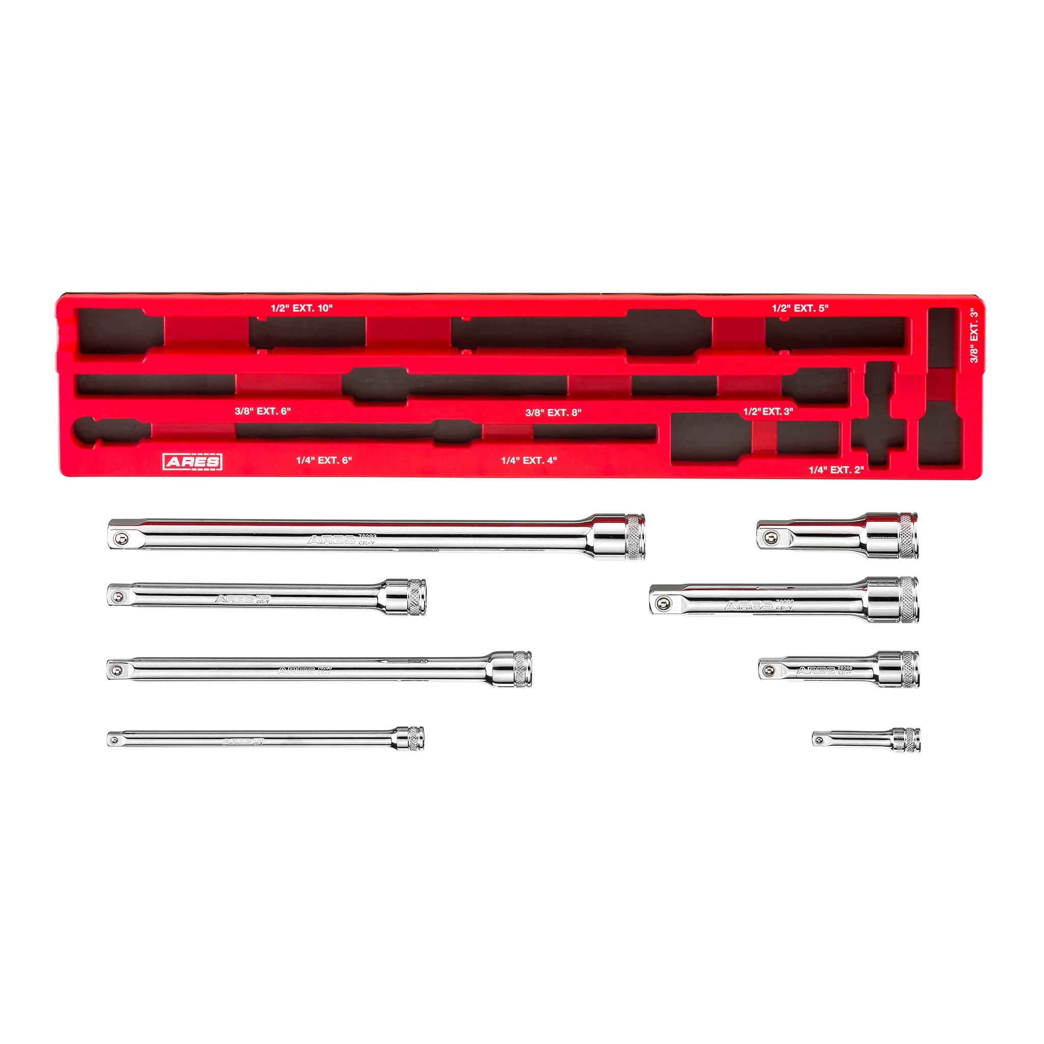 ARES 70753 - 9-Piece Extension Bar Set - Image 10