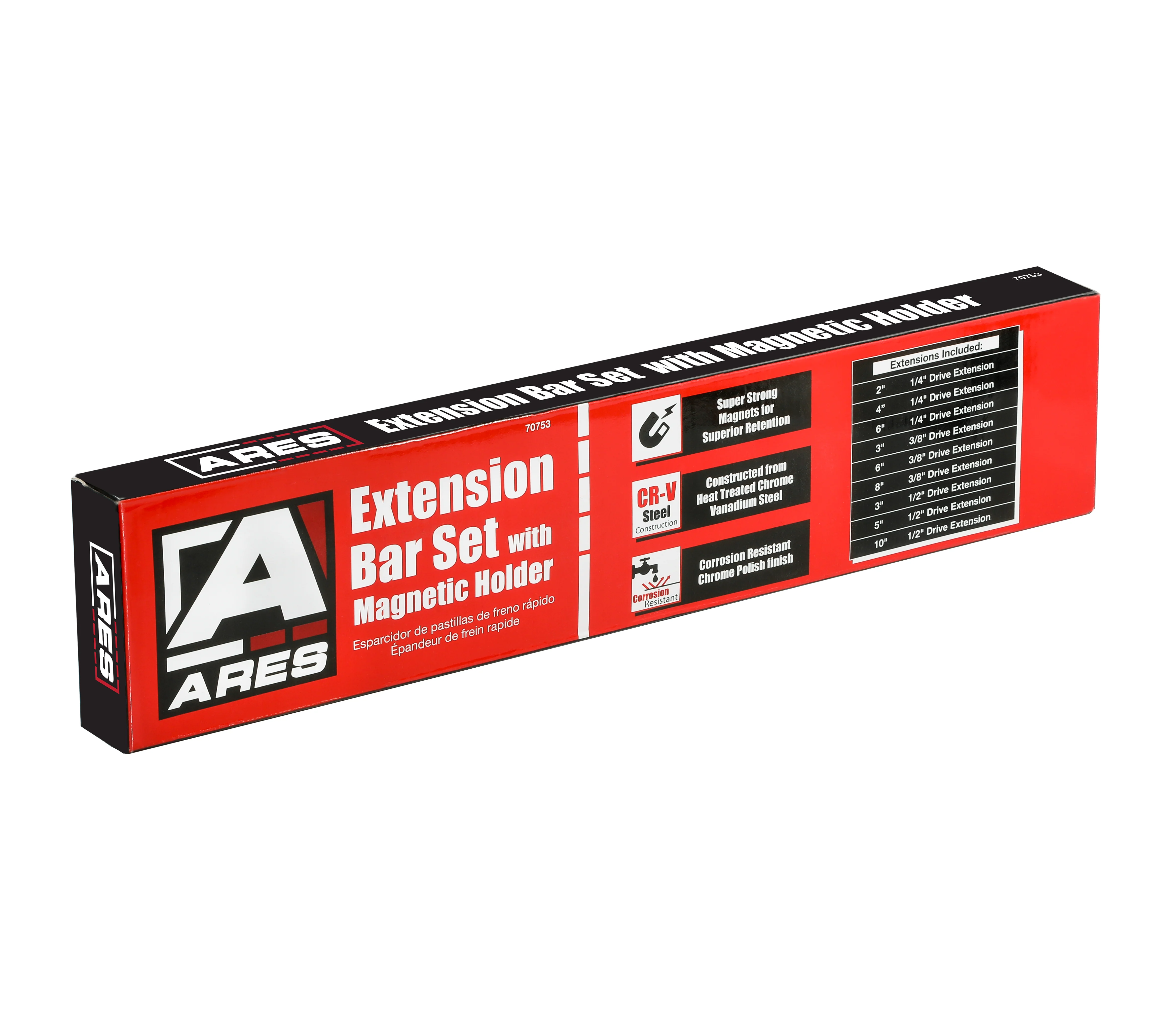 ARES 70753 - 9-Piece Extension Bar Set - Image 7