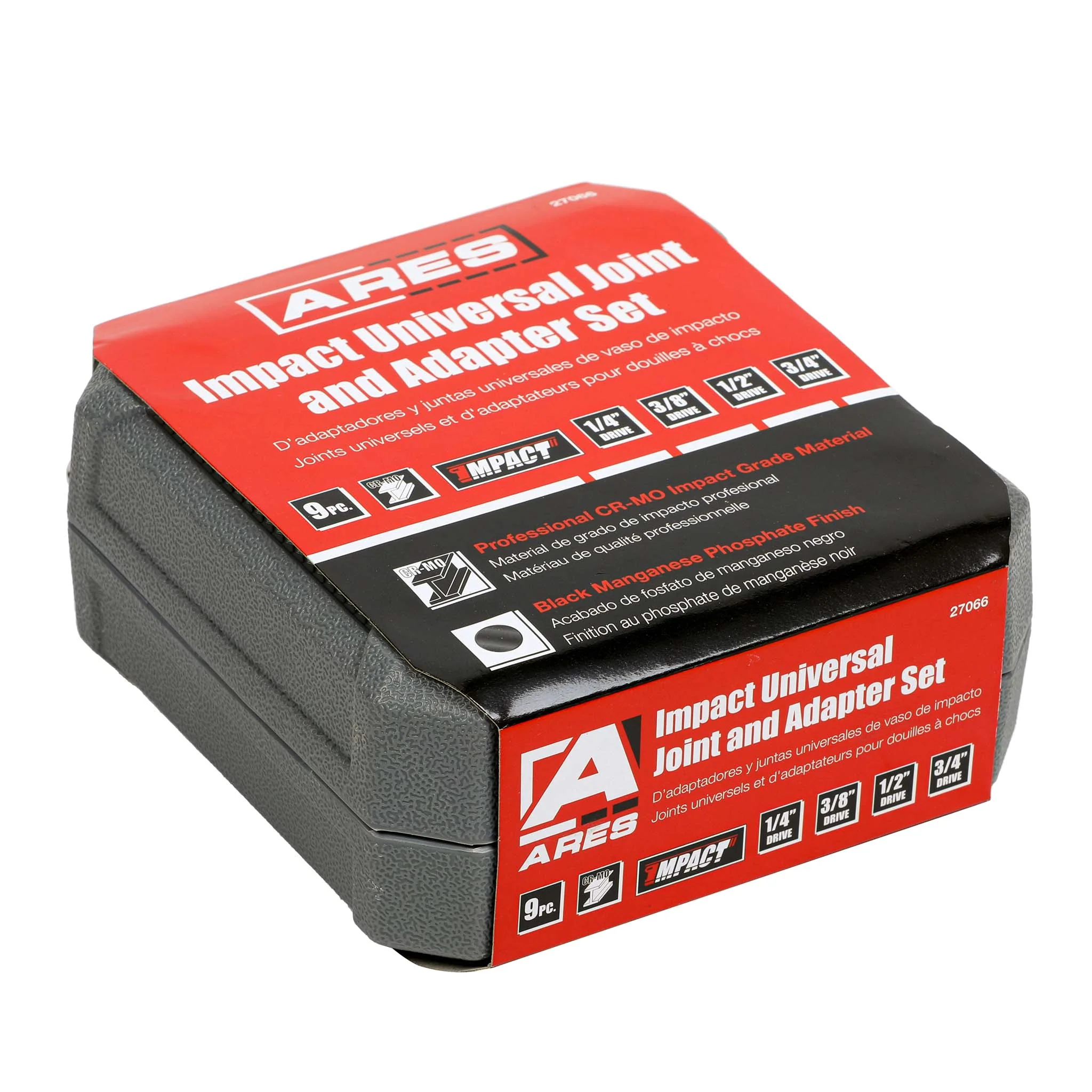 ARES 27066-2 - 9-Piece Impact U-Joint and Adapter/Reducer Set - Image 5