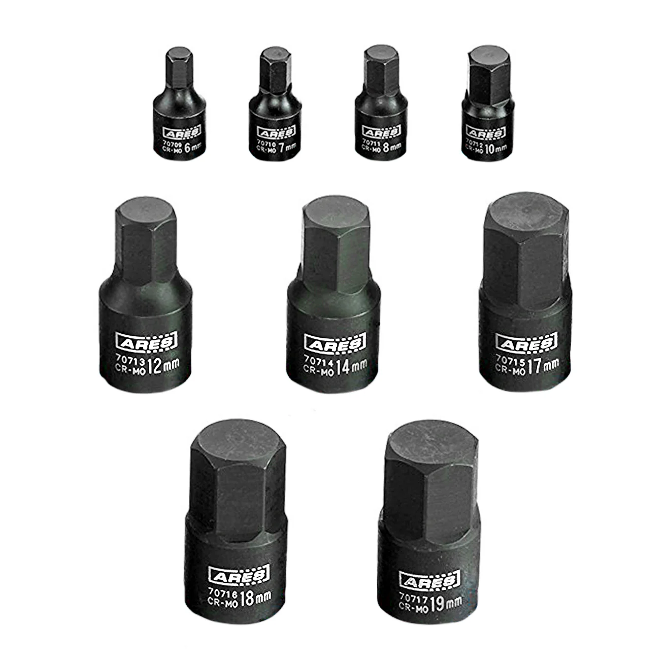 ARES 70497 - 9-Piece Metric Impact Hex Driver Set - Image 5