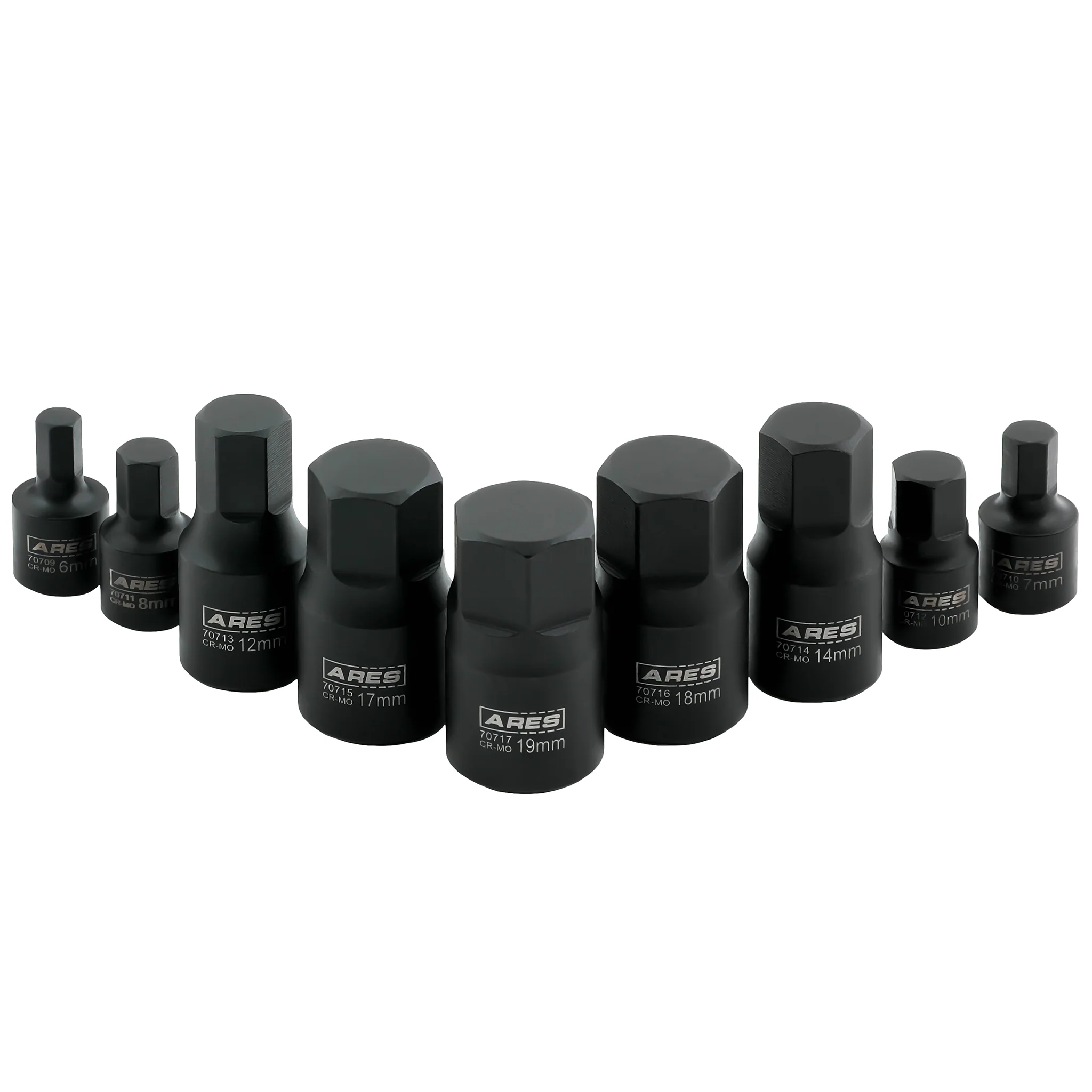 ARES 70497 - 9-Piece Metric Impact Hex Driver Set - Image 7