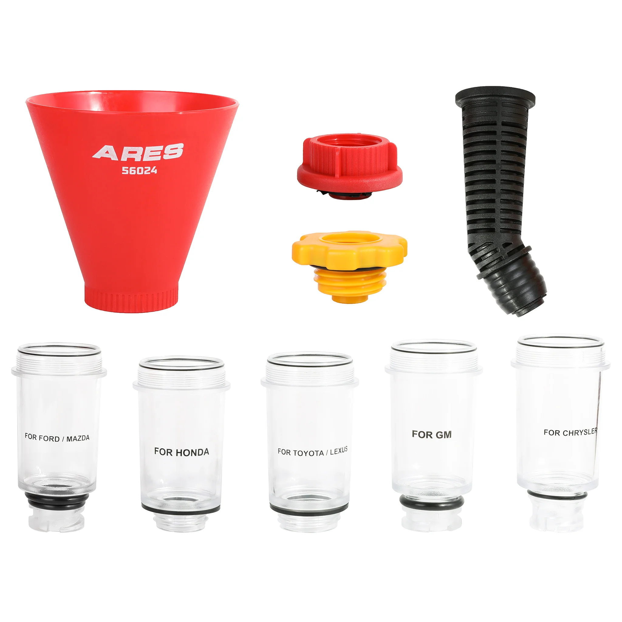 ARES 56024 - 9-Piece Oil Funnel Kit - Image 2