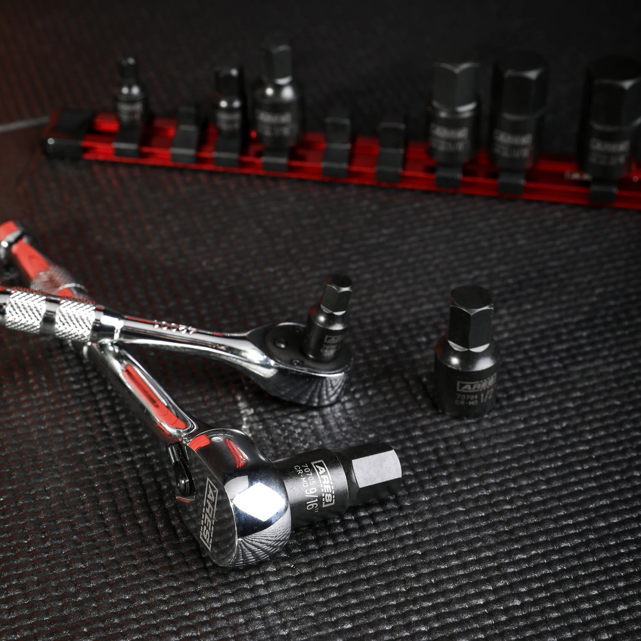 ARES 70496 - 9-Piece SAE Impact Hex Driver Set - Image 2