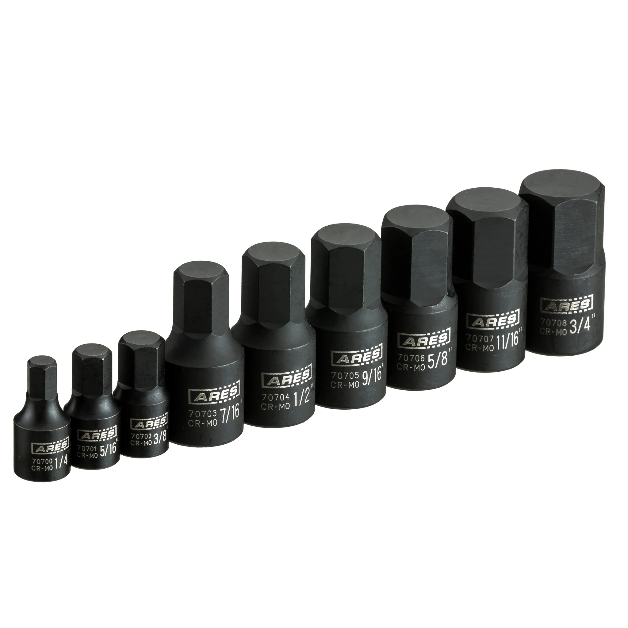 ARES 70496 - 9-Piece SAE Impact Hex Driver Set - Image 5