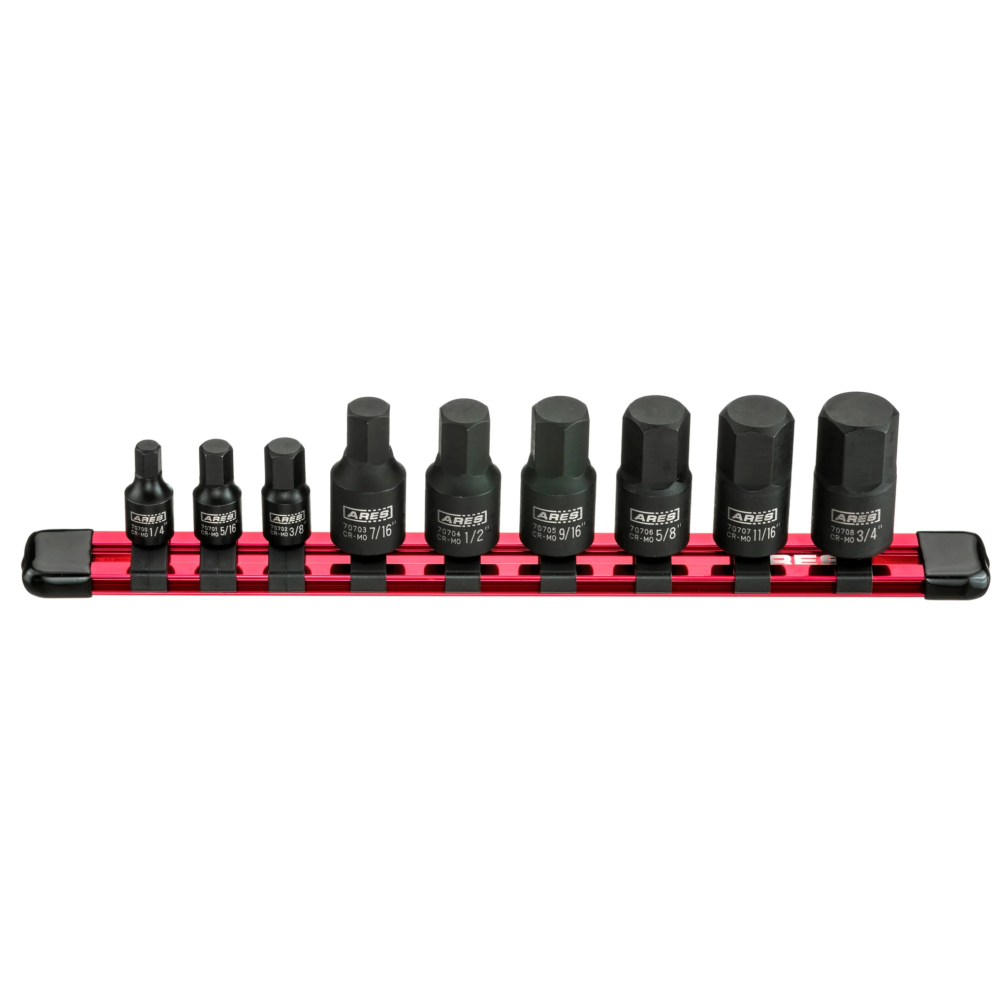 ARES 70496 - 9-Piece SAE Impact Hex Driver Set - Image 6