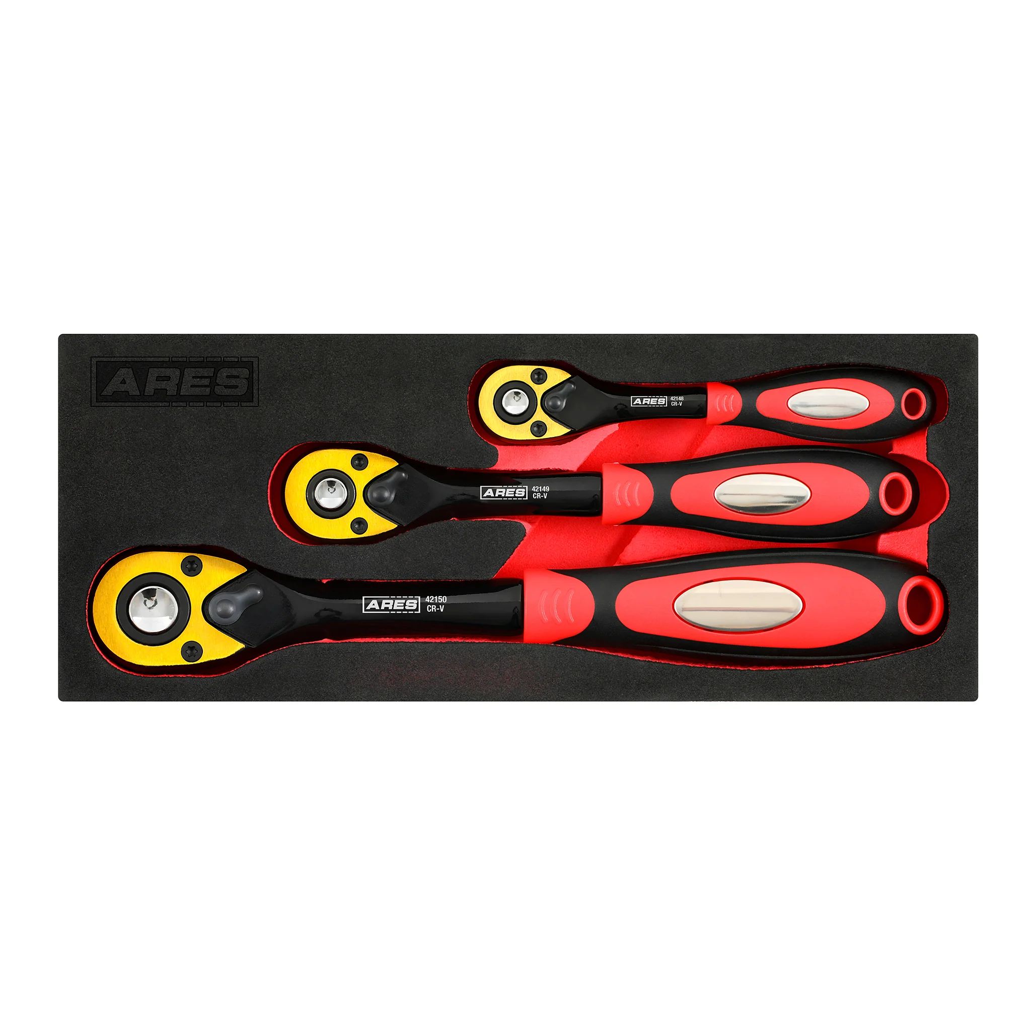 ARES 42147 - 3-Piece 72 Tooth Offset Ratchet Set - Image 5