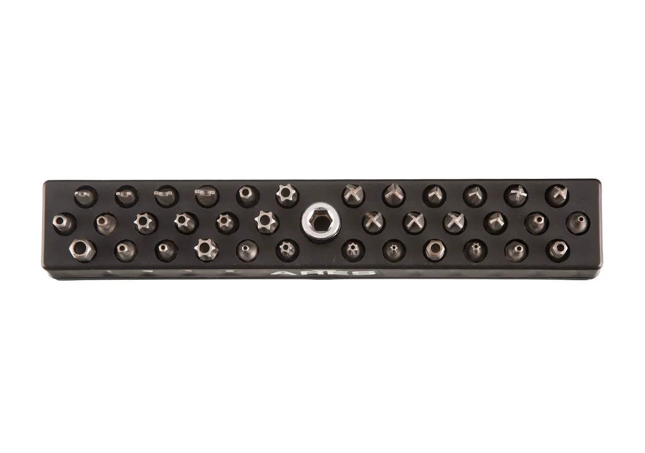 ARES 70080 - Black 37 Hole Hex Bit Organizer with Strong Magnetic Base - Image 3