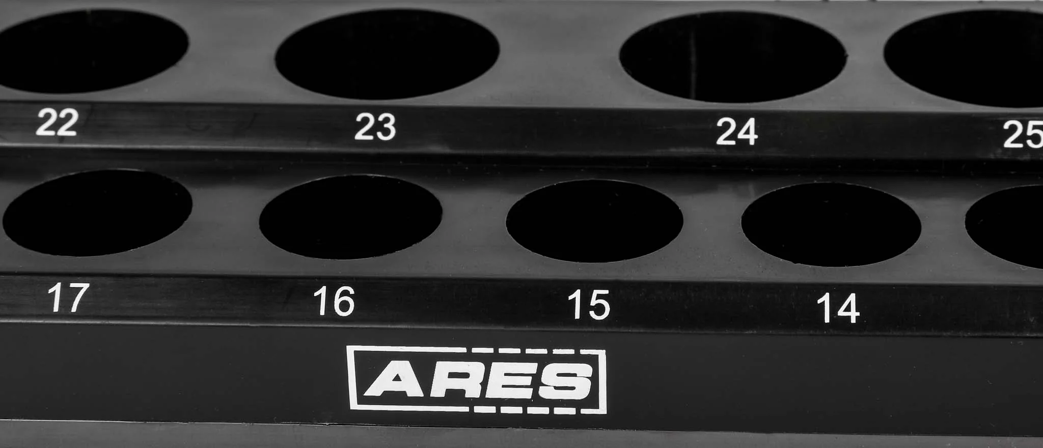 ARES 70237 - 19-Piece 1/2" Black Metric Magnetic Socket Holder - Image 8