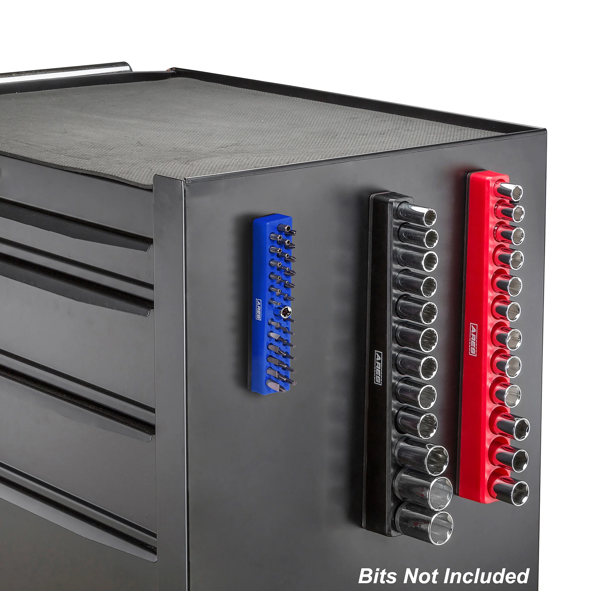 ARES 60012 - Blue 37 Hole Hex Bit Organizer with Strong Magnetic Base - Image 4