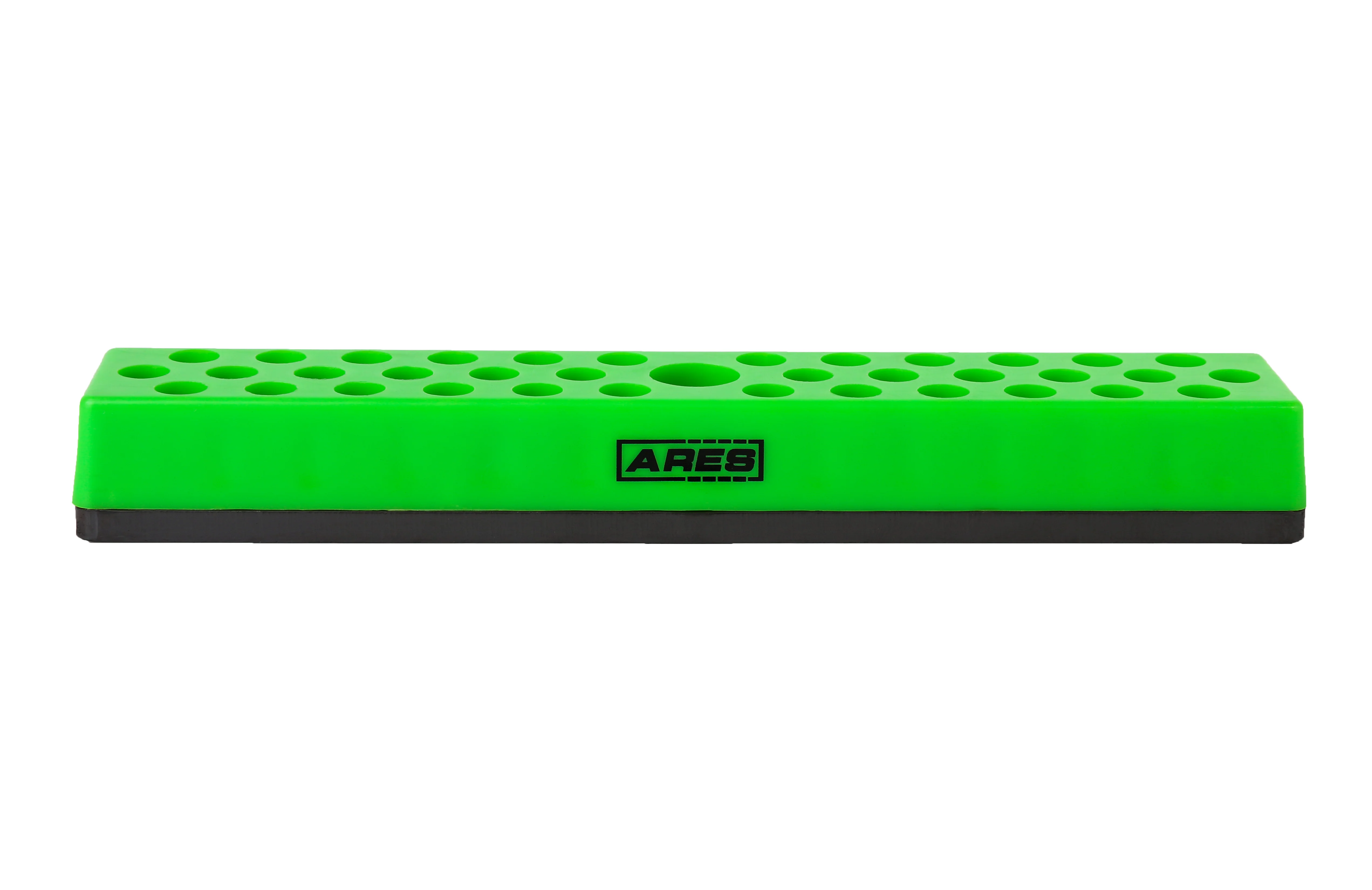 ARES 60013 - Green 37 Hole Hex Bit Organizer with Strong Magnetic Base - Image 5