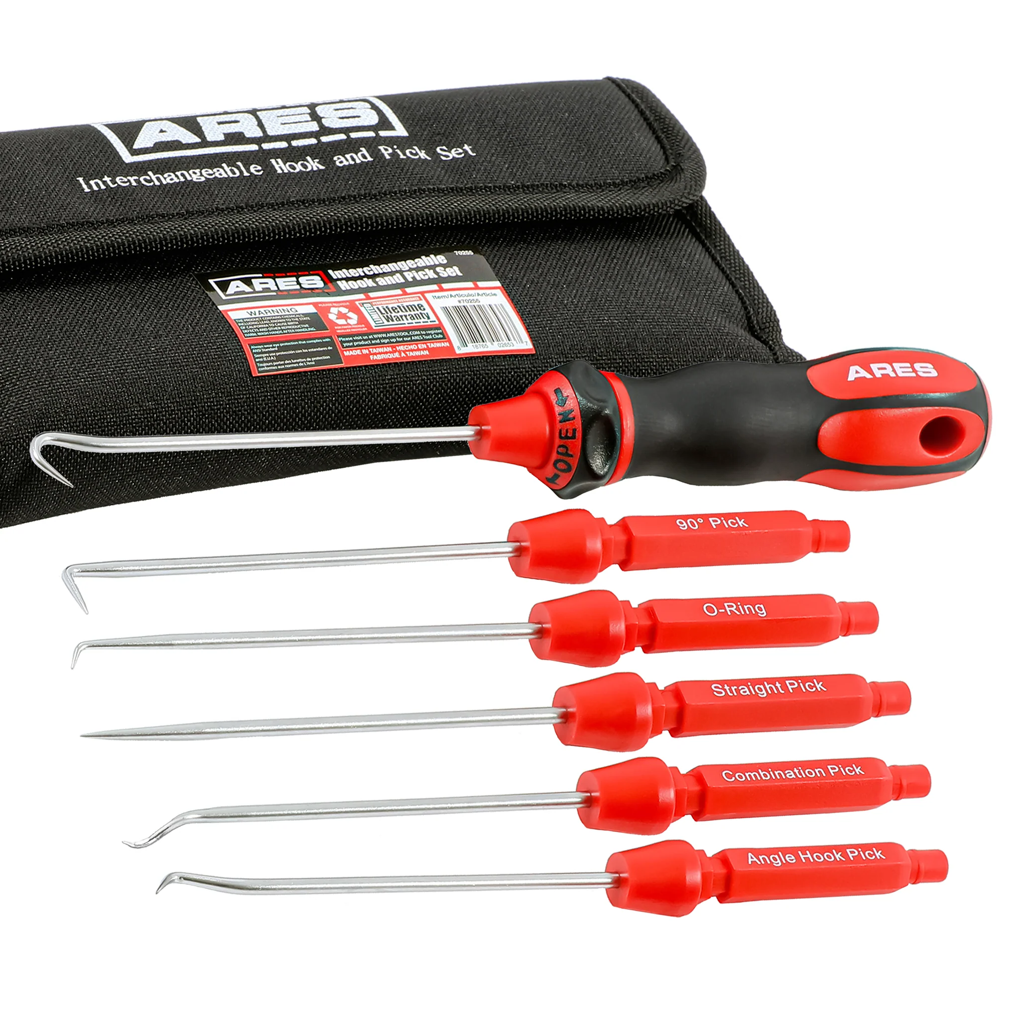 ARES 70255 - Interchangeable Hook and Pick Set