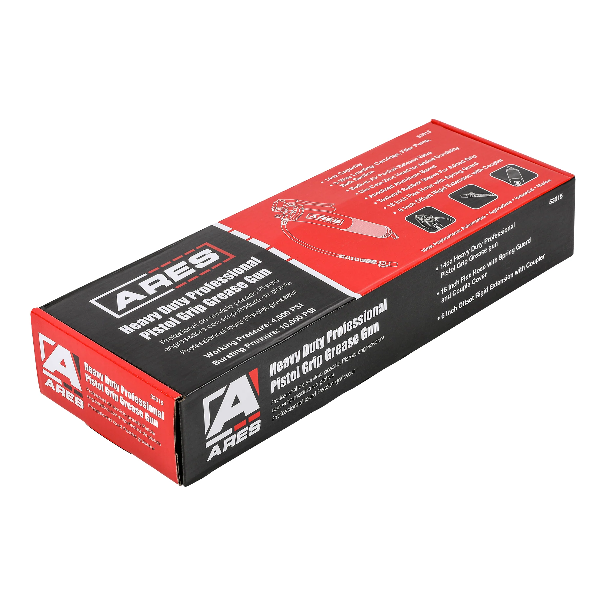 ARES 53015 - Professional Pistol Grip Grease Gun - Image 8