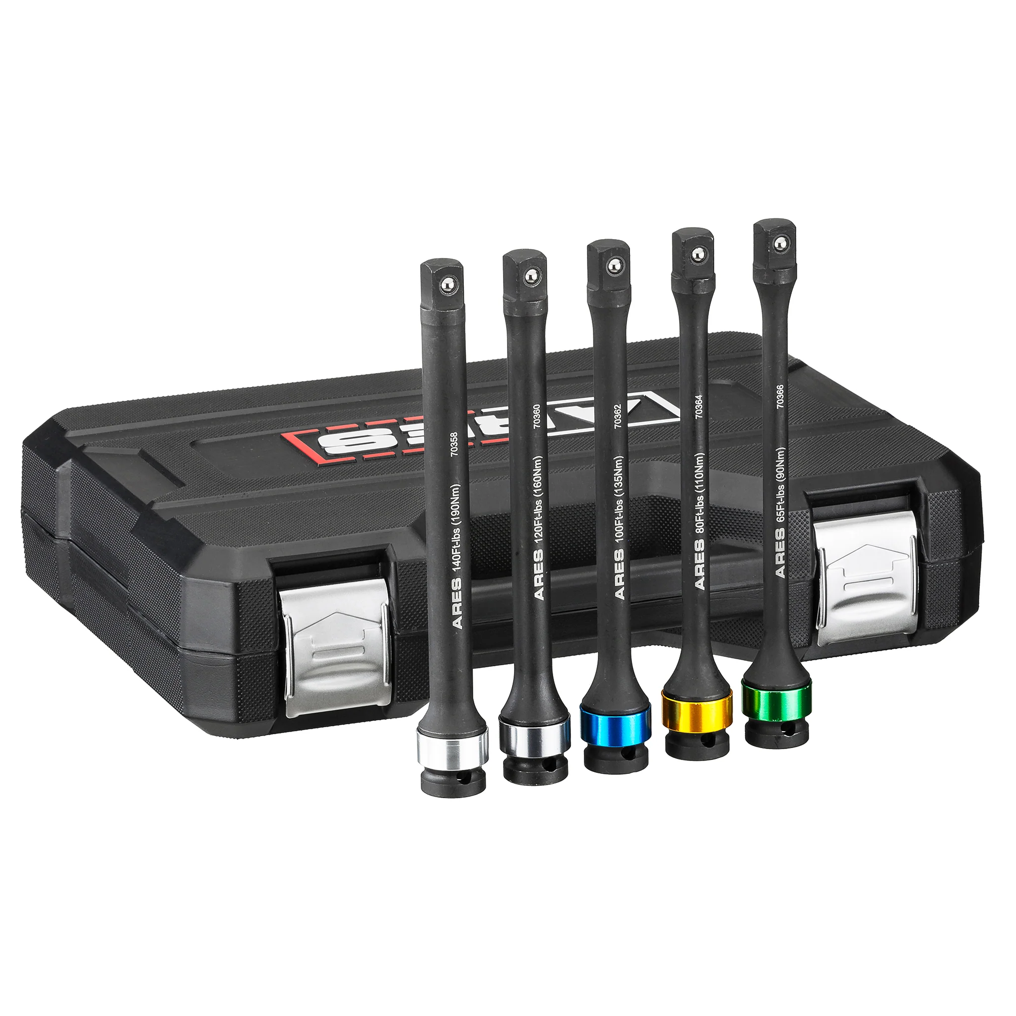 ARES 70367 - Torque Limiting Extension Bar Set - Image 4