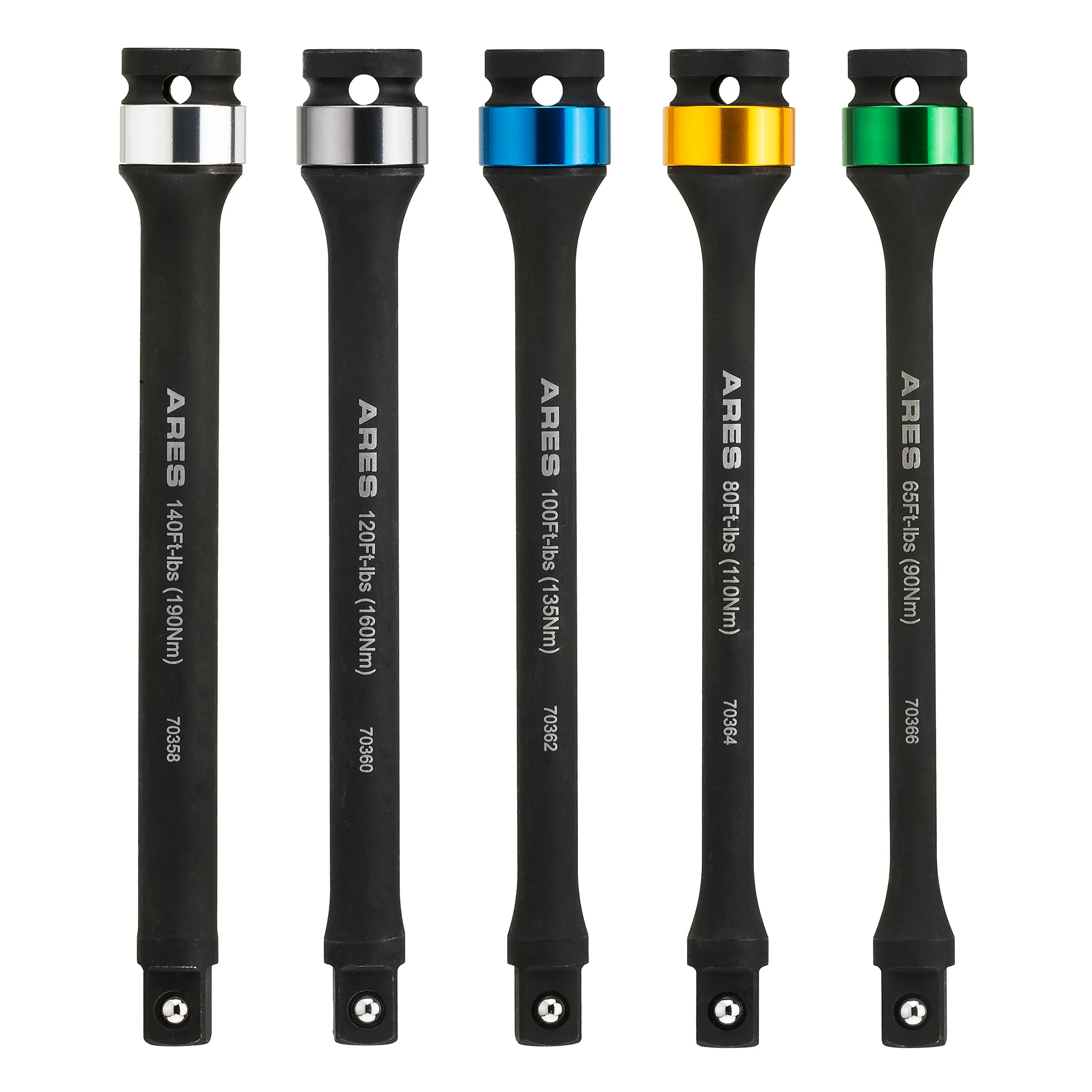 ARES 70367 - Torque Limiting Extension Bar Set - Image 5