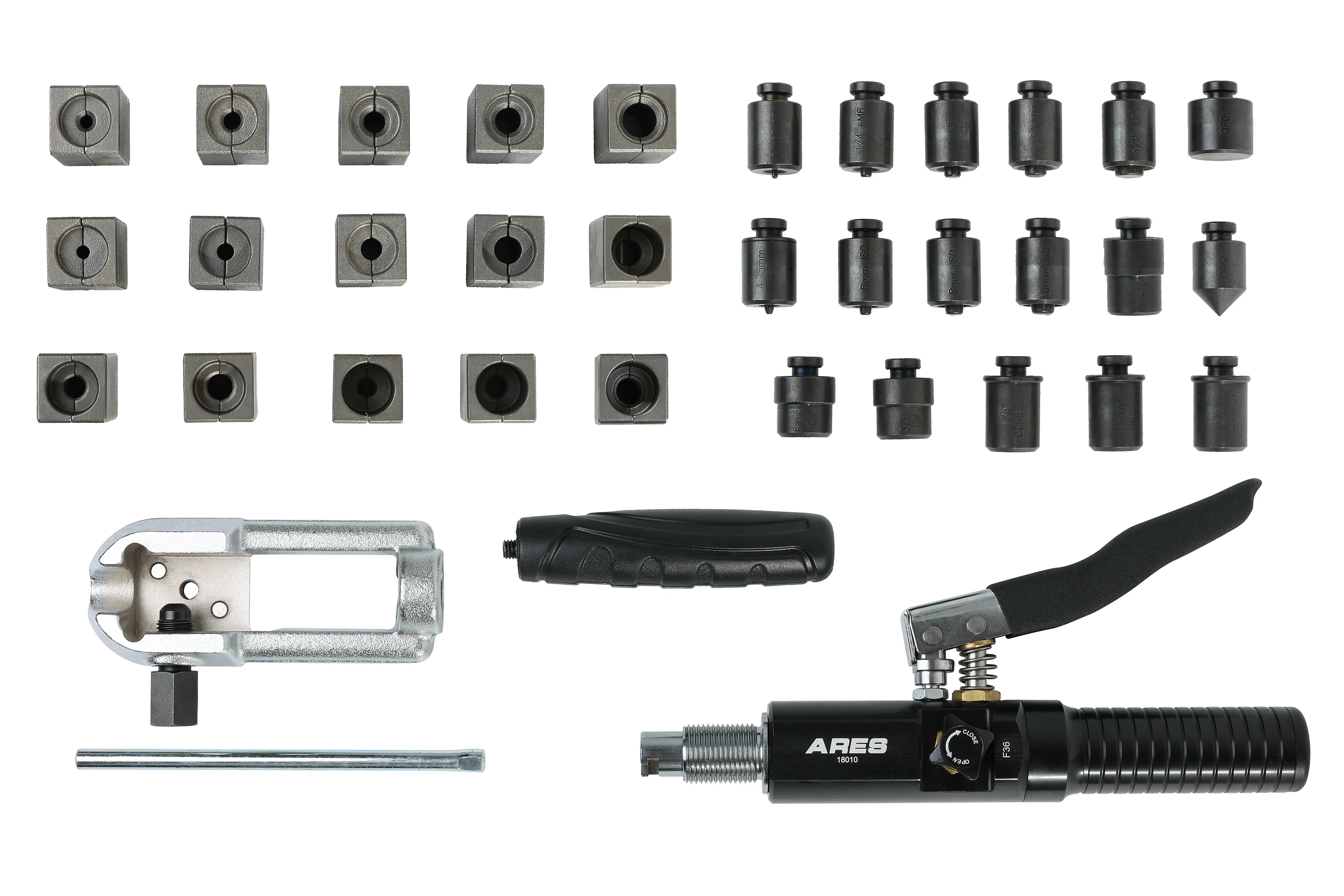 ARES 18010 - Universal Hydraulic Flaring Tool Set - Image 3